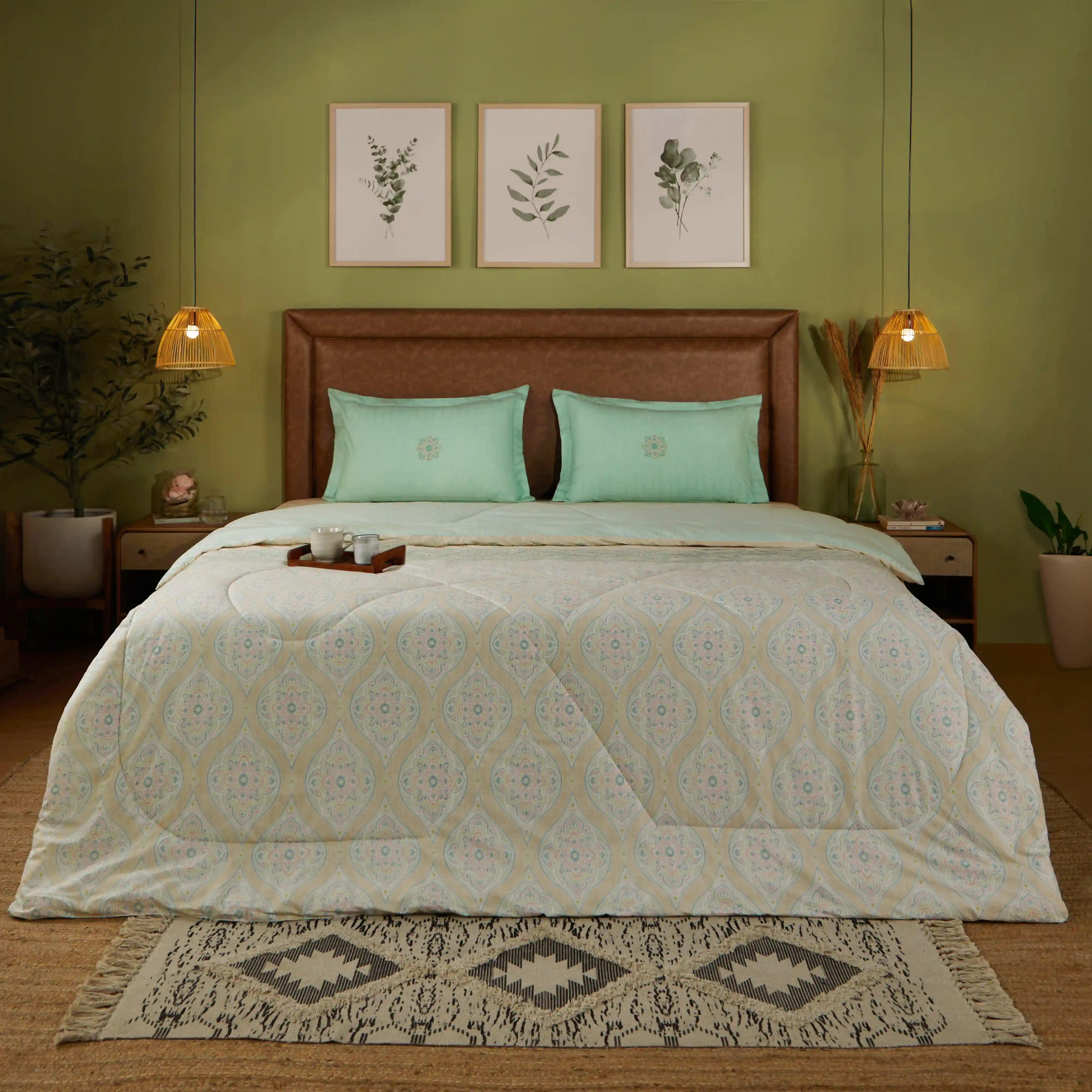 Chippa Lane 100% 120GSM Cotton Comforter Sage / Double