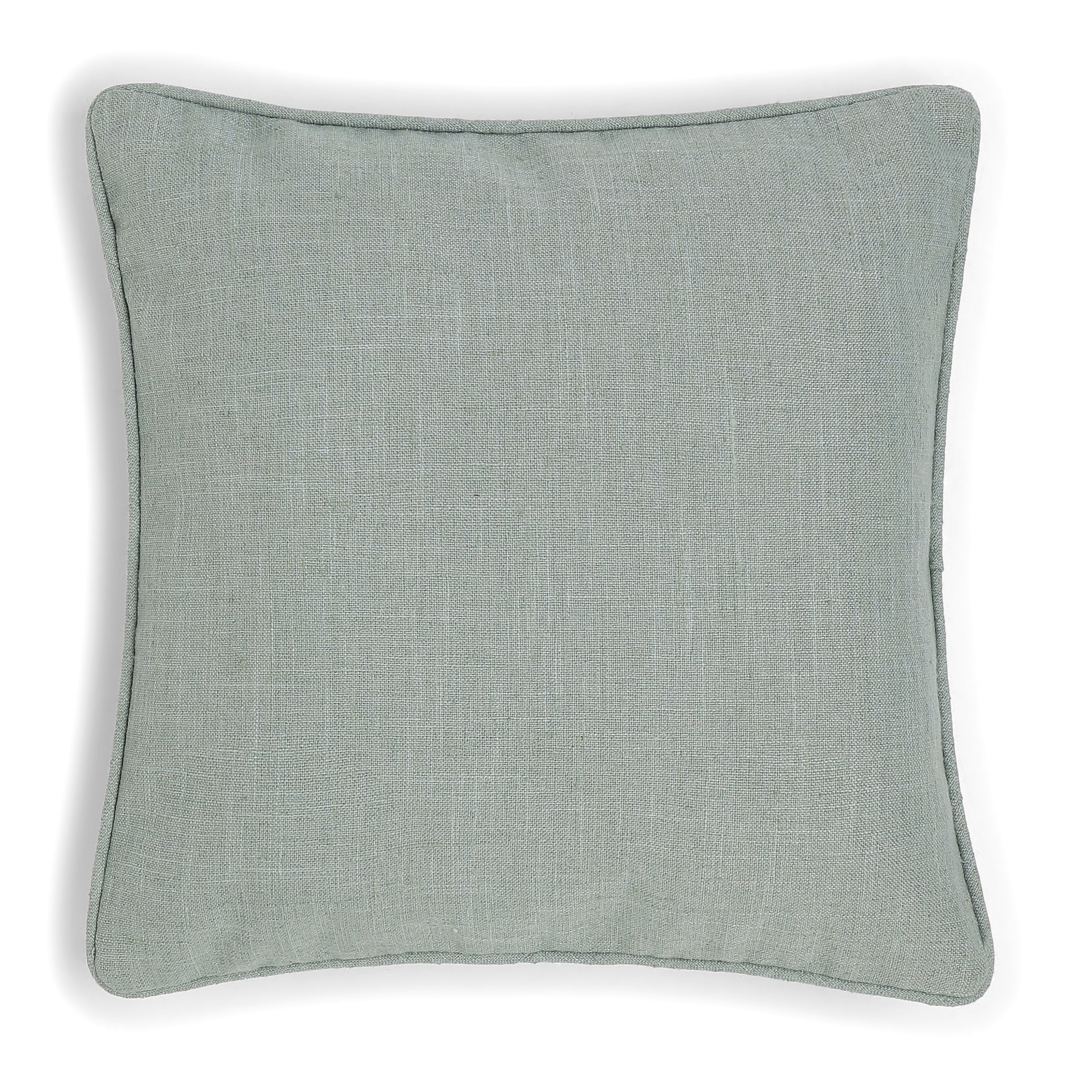 Vissencia 325 GSM Polyester Cushion Cover | Mint