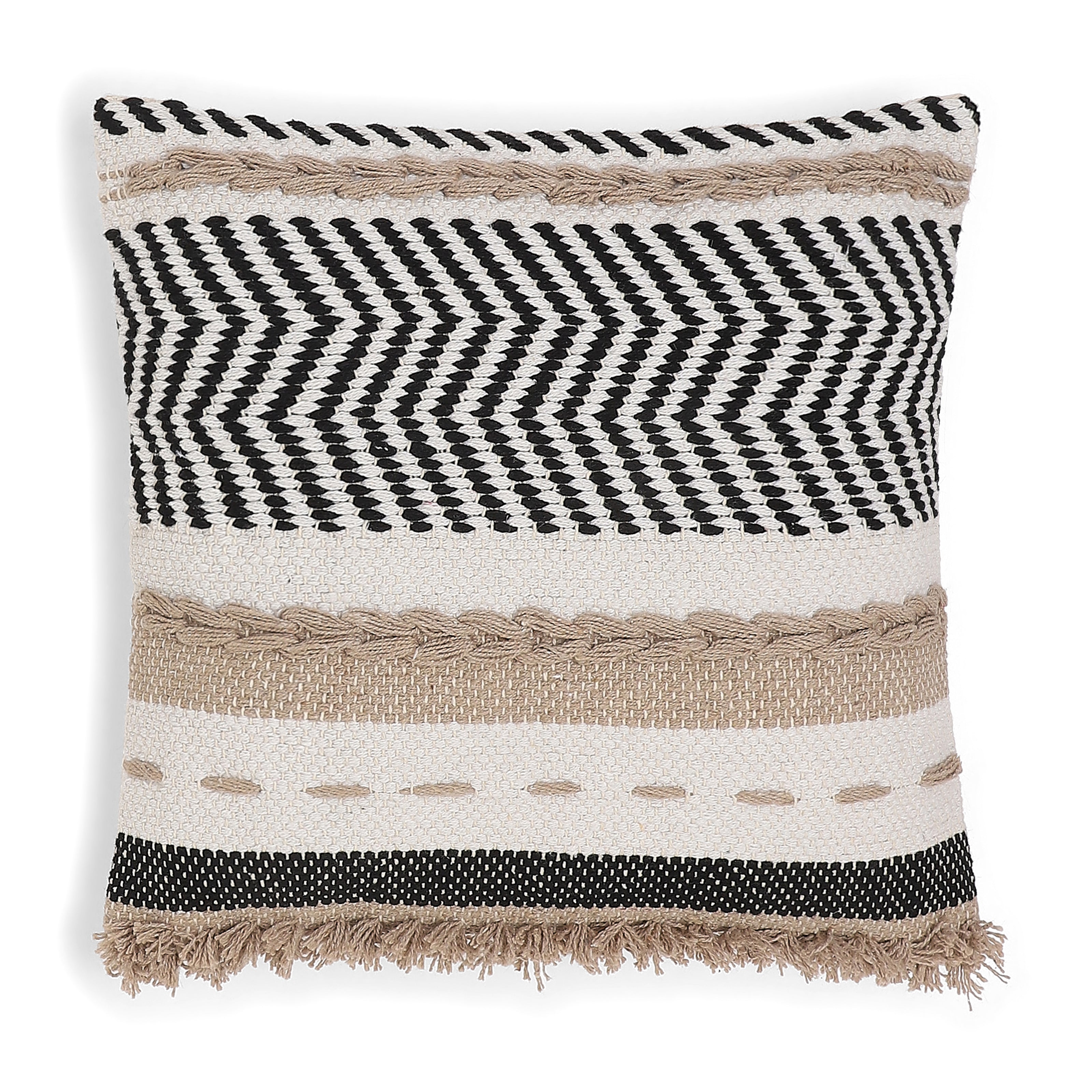 Vissencia 100% Cotton Cushion Cover | Sand