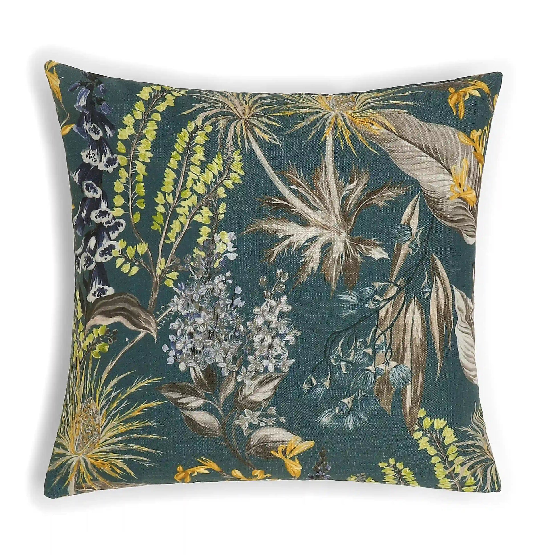 Vissencia Printed Cushion Cover | Meadow Cobalt Sky / Cushion Cover (51cm x 51cm)