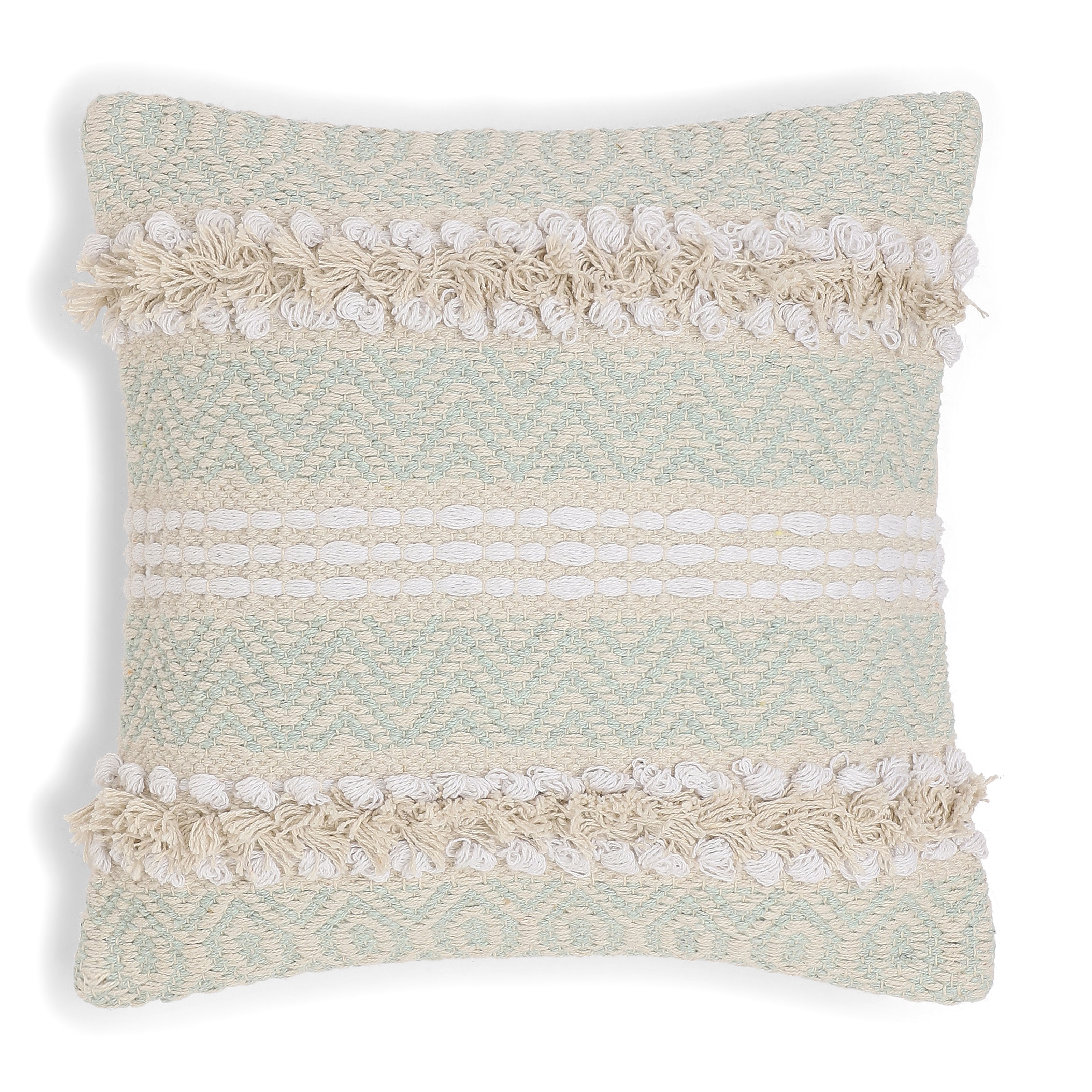 Vissencia 100% Cotton Cushion Cover | Light Beige
