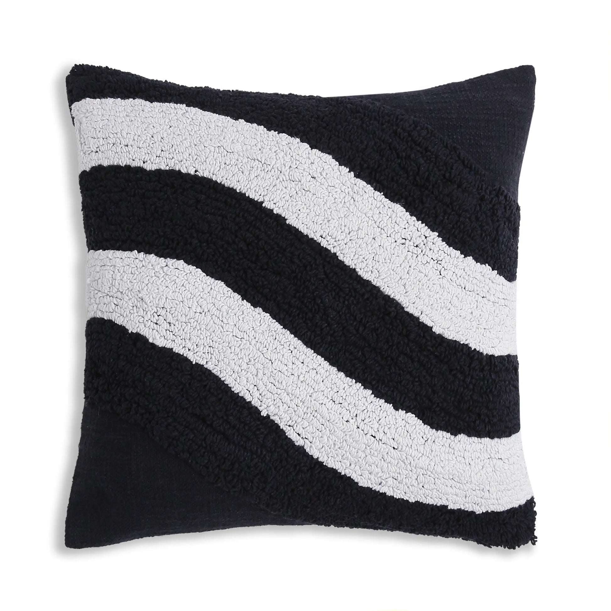 Espricia 100% Cotton Tufted Cushion Cover | Golden Hour Denim Haze / Cushion Cover (41cm x 41cm)