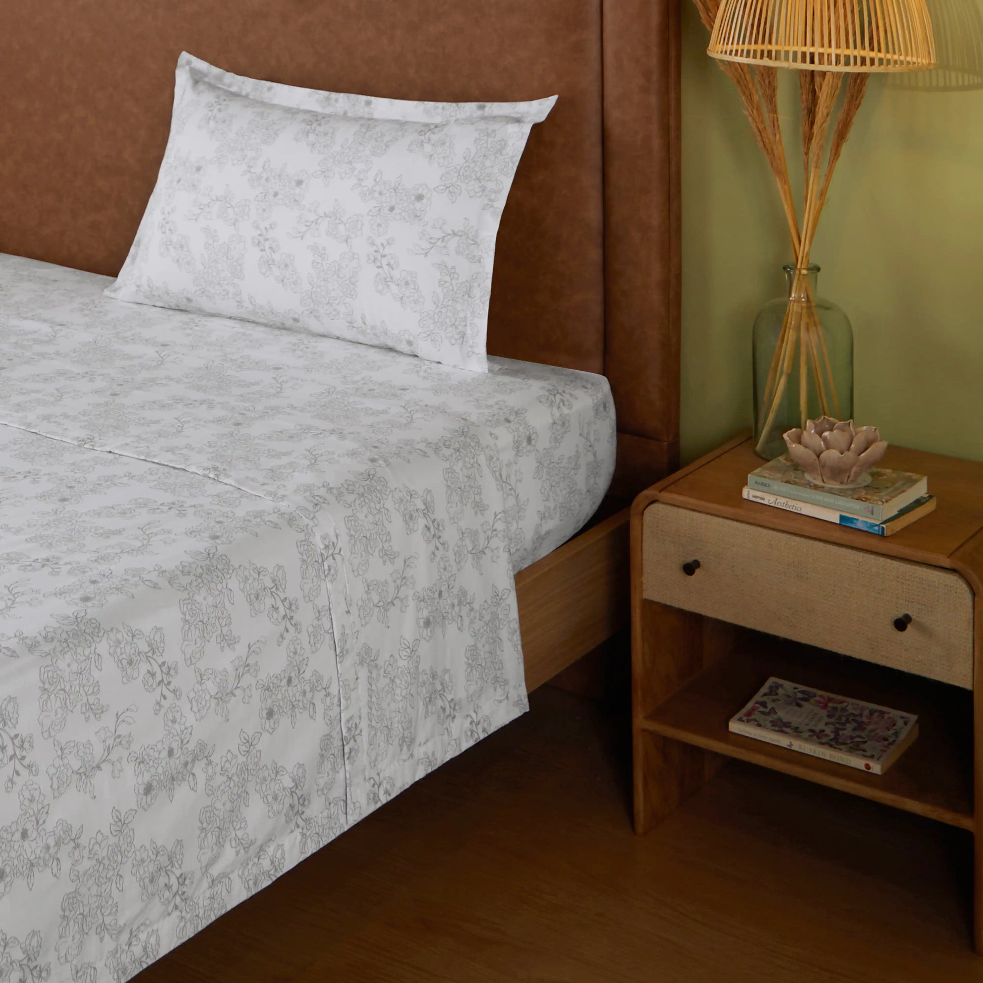 Bloomshire Classic 100% Cotton Dohar Grey / Single