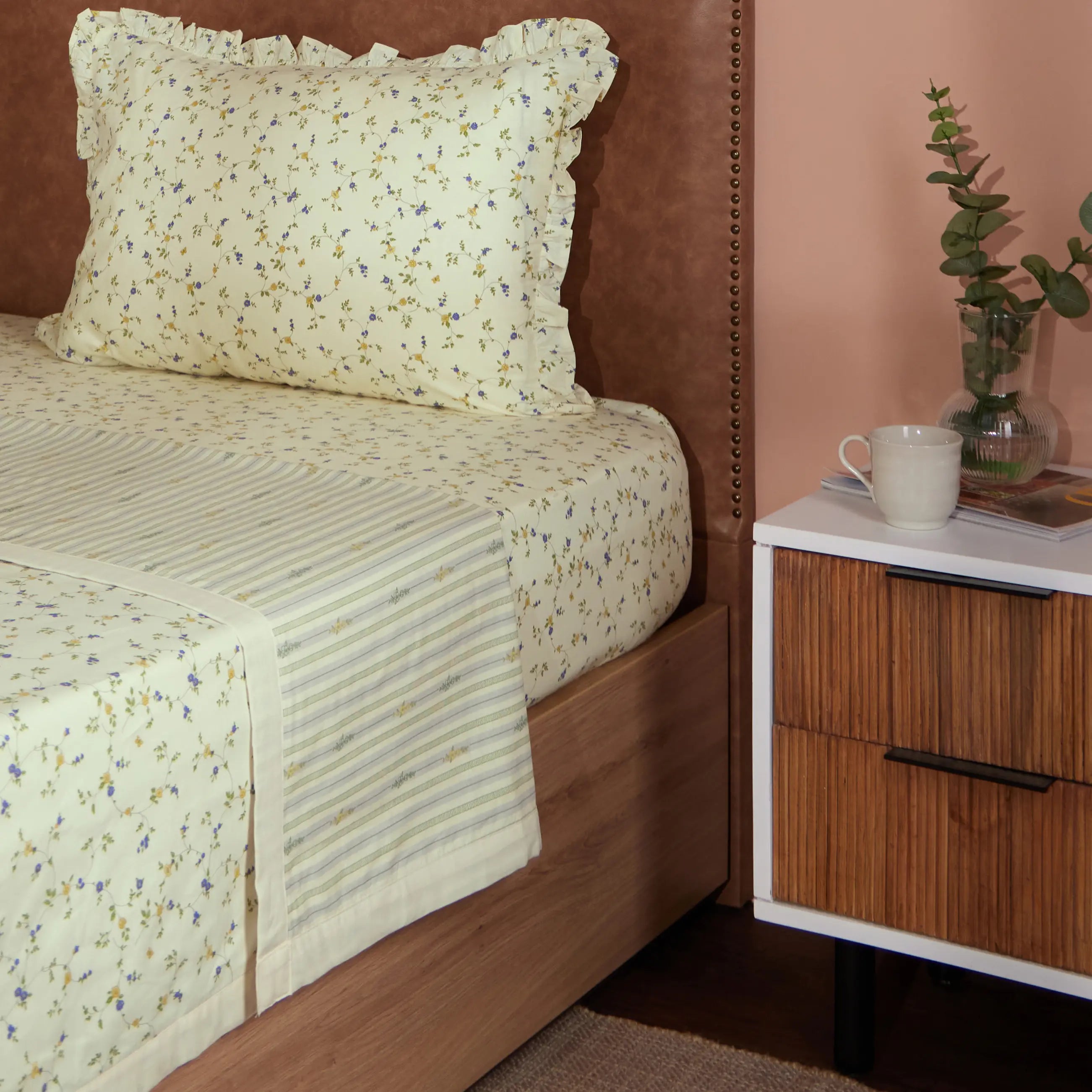 Bloomshire Luxe Printed Dohar-Cream Bloom Cream Bloom / Single