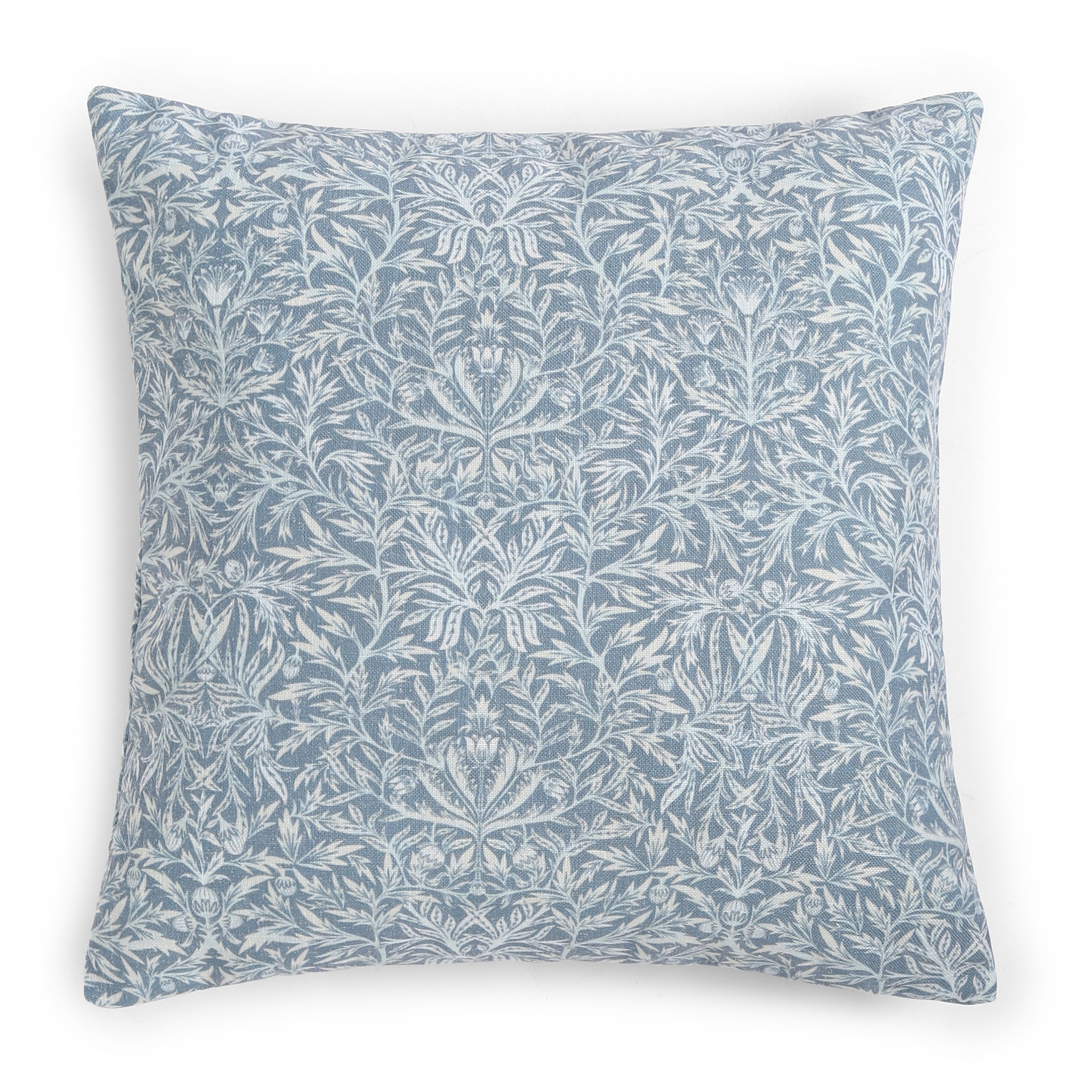 Vissencia 321 GSM Poly-Linen Cushion Cover | Dusty Blue