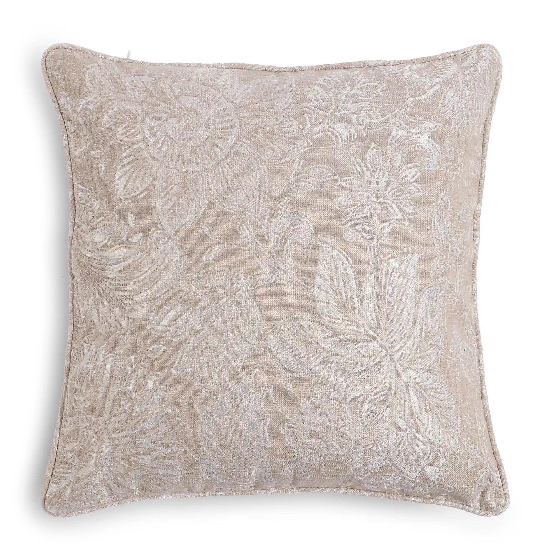 Vissencia Printed Cushion Cover | Blooming Chintz Desert Pearl / Cushion Cover (41cm x 41cm)