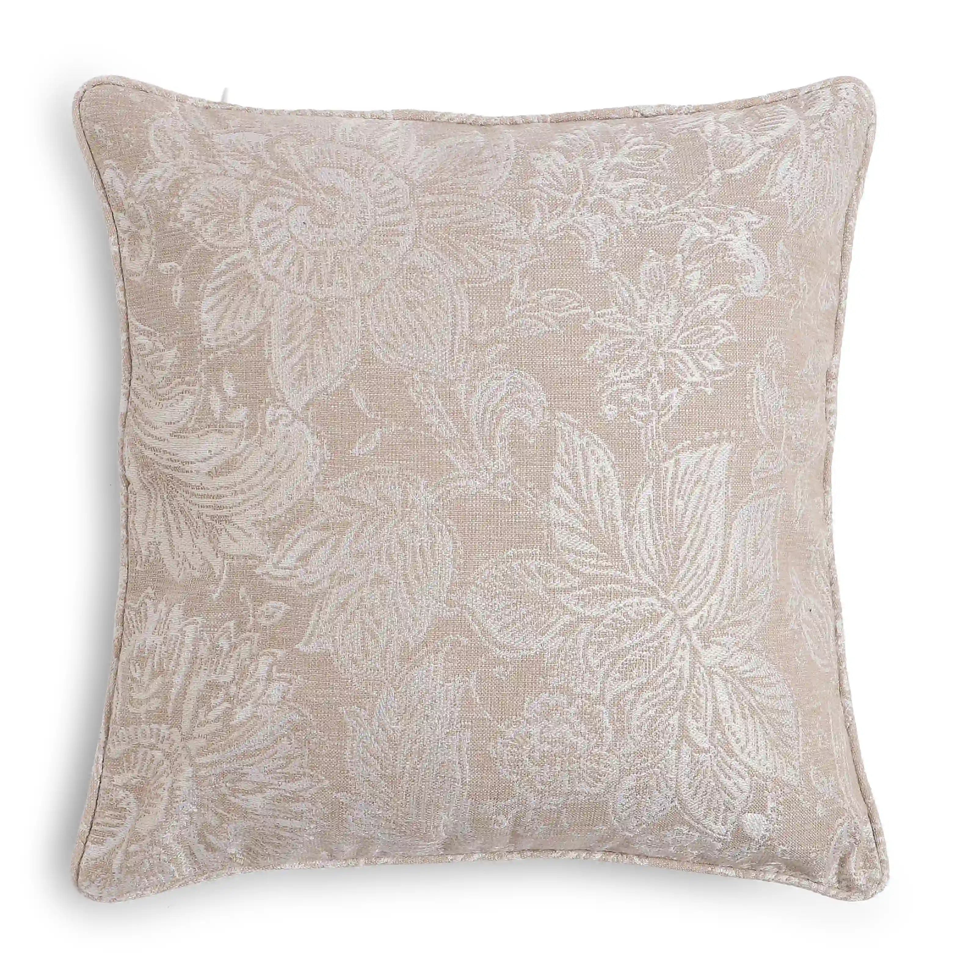 Vissencia Printed Cushion Cover | Blooming Chintz Desert Pearl / Cushion Cover (41cm x 41cm)
