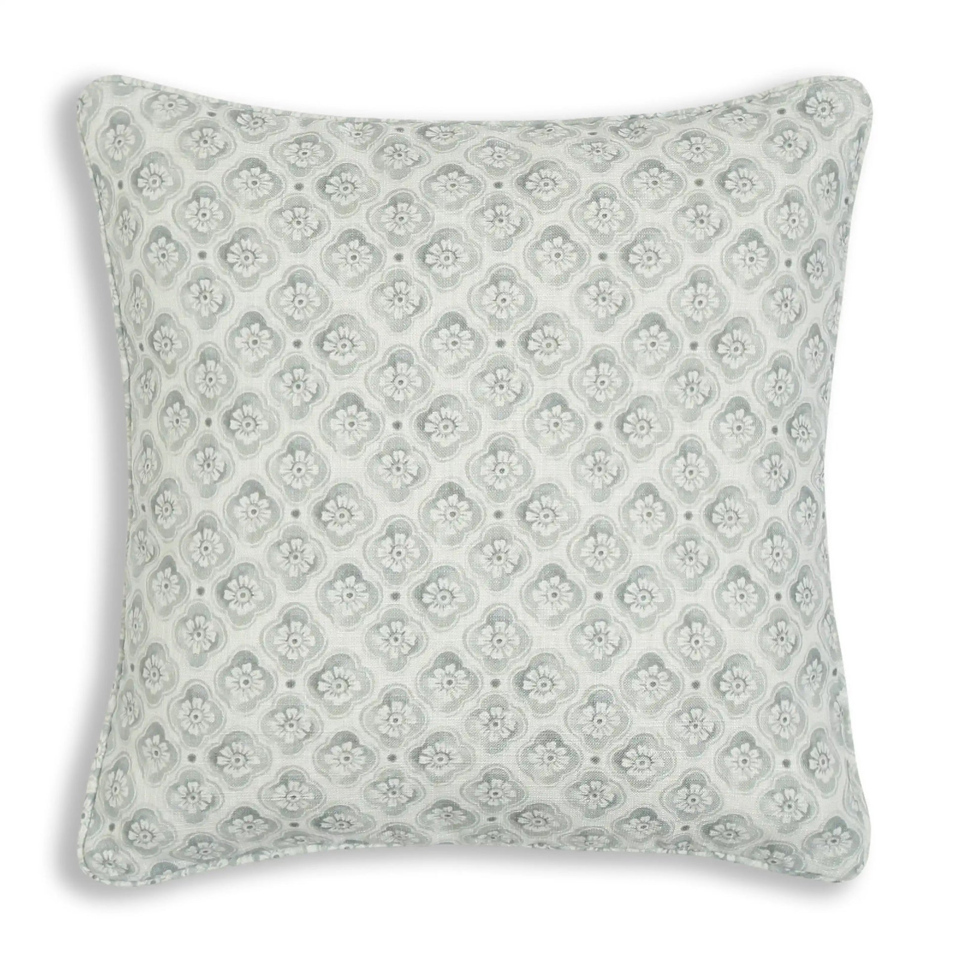 Espricia Printed Cushion Cover | Jaipuri Tales Olive Frost / Cushion Cover (41cm x 41cm)