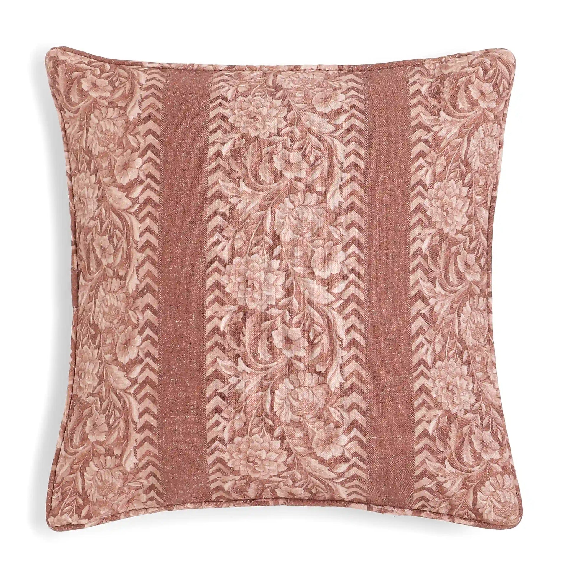 Espricia Printed Cushion Cover | Heritage Rusty Ember / Cushion Cover (41cm x 41cm)