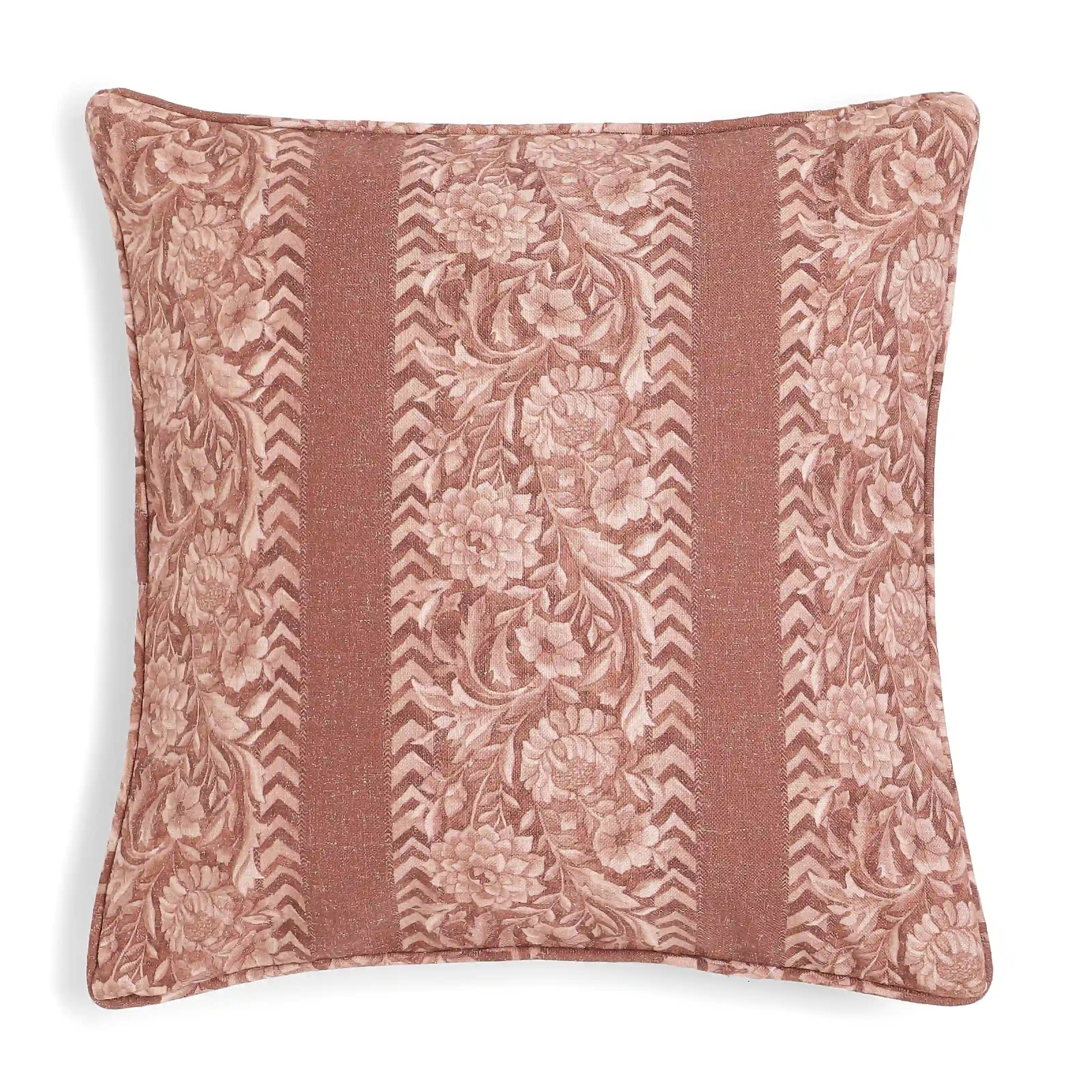 Espricia Printed Cushion Cover | Heritage Rusty Ember / Cushion Cover (41cm x 41cm)