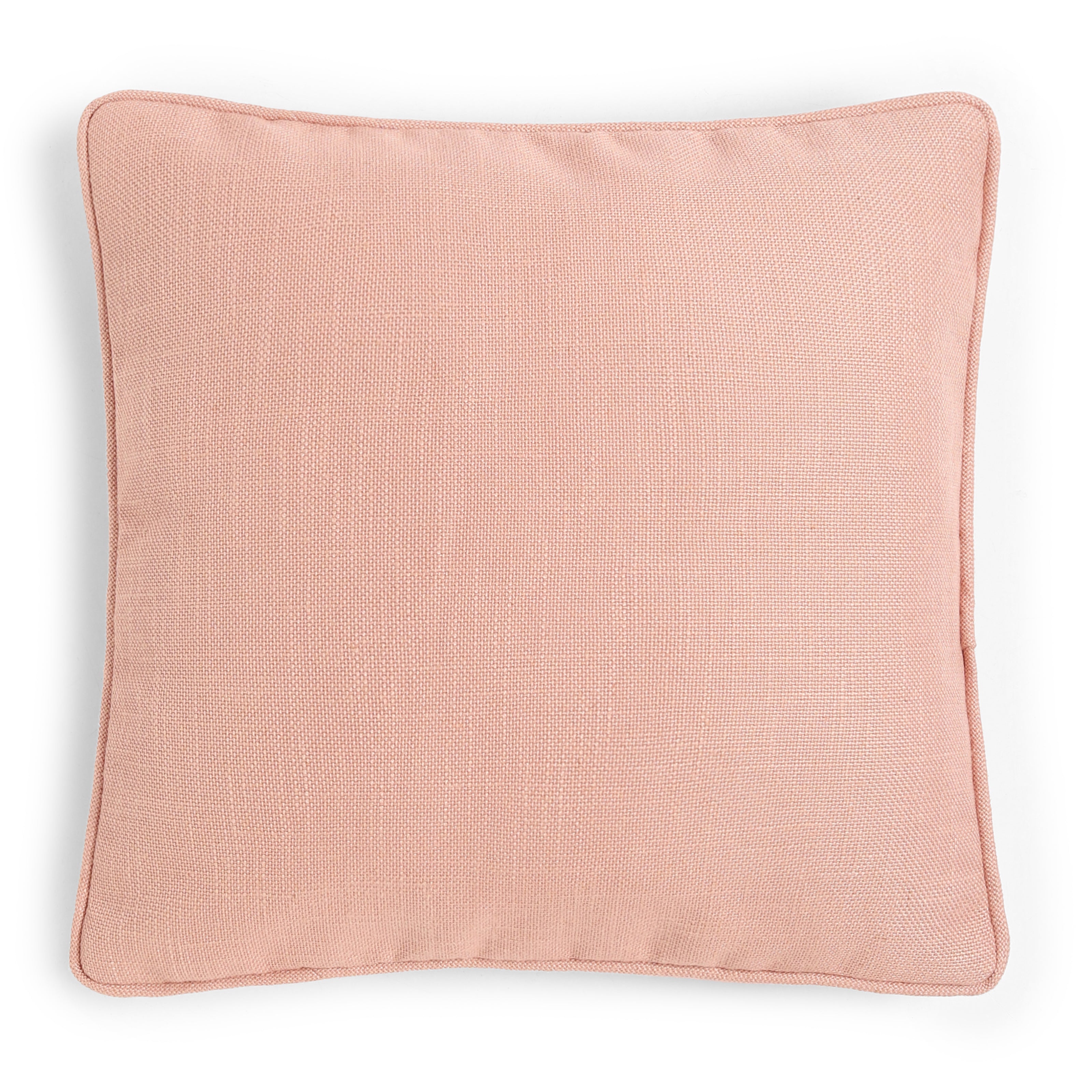 Espricia 427 GSM Viscose-Linen Blend Cushion Cover | Peach