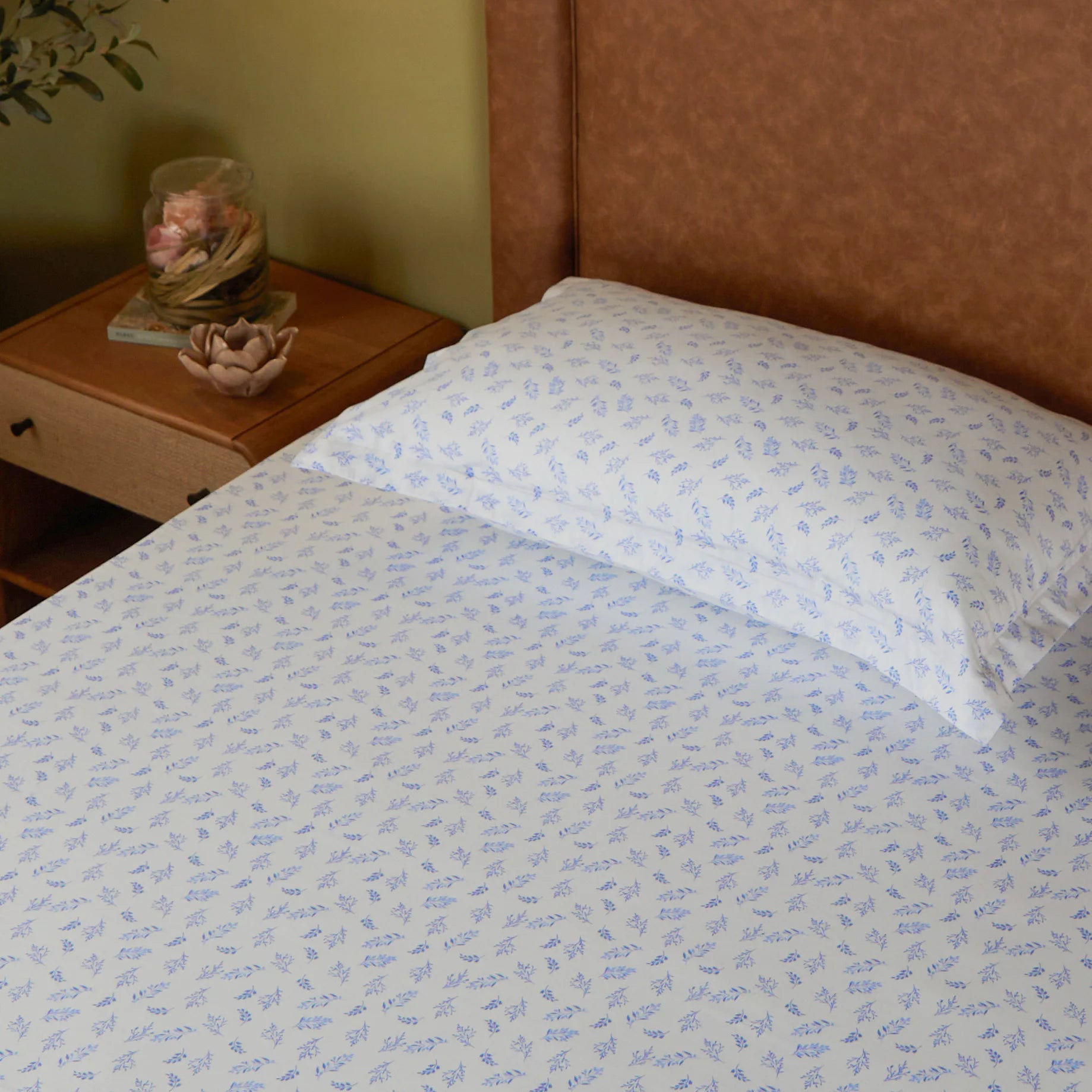 Bloomshire Classic | Everyday Charm Printed Cotton Bedsheet Set-Purple Purple / Single