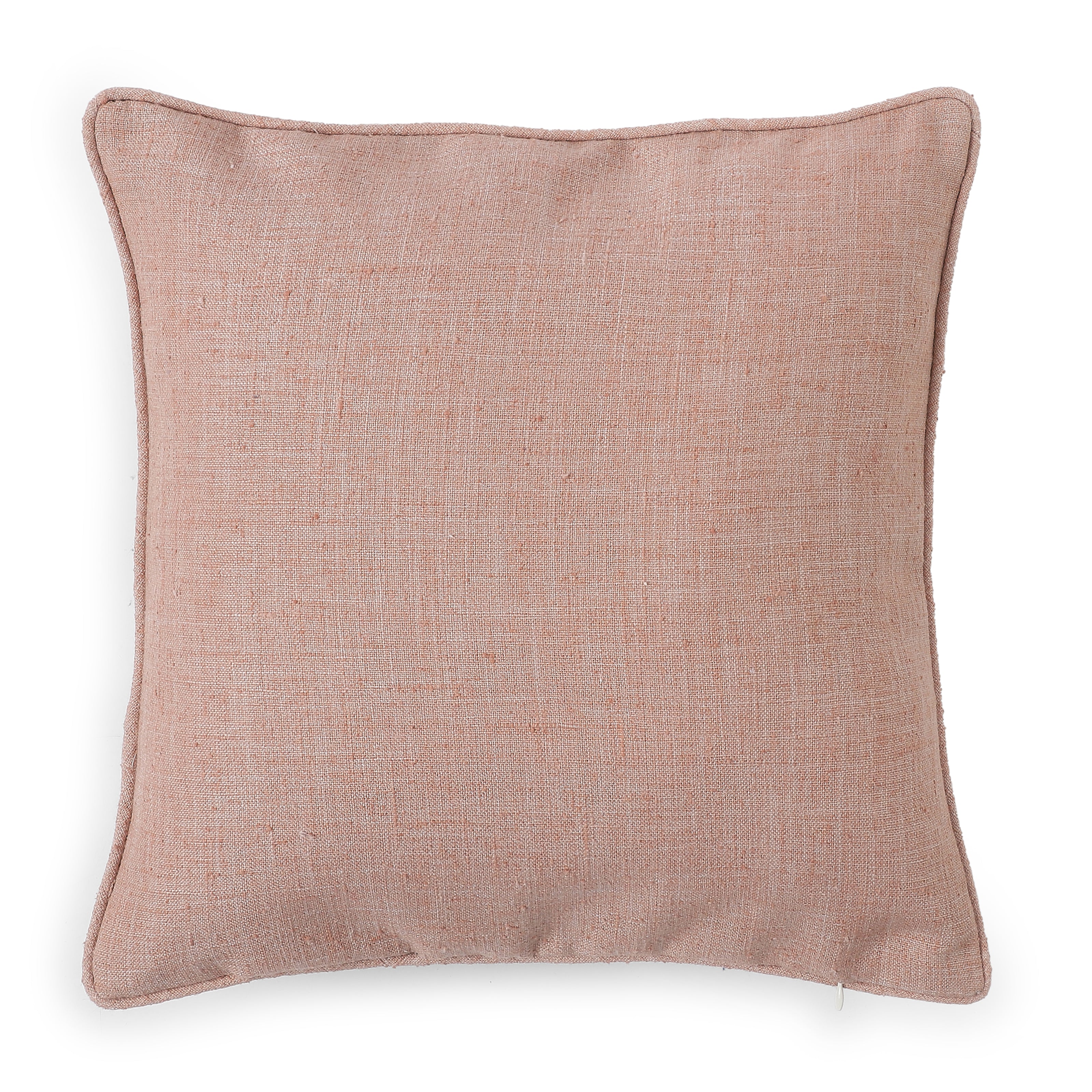 Vissencia 325 GSM Polyester Cushion Cover | Peach