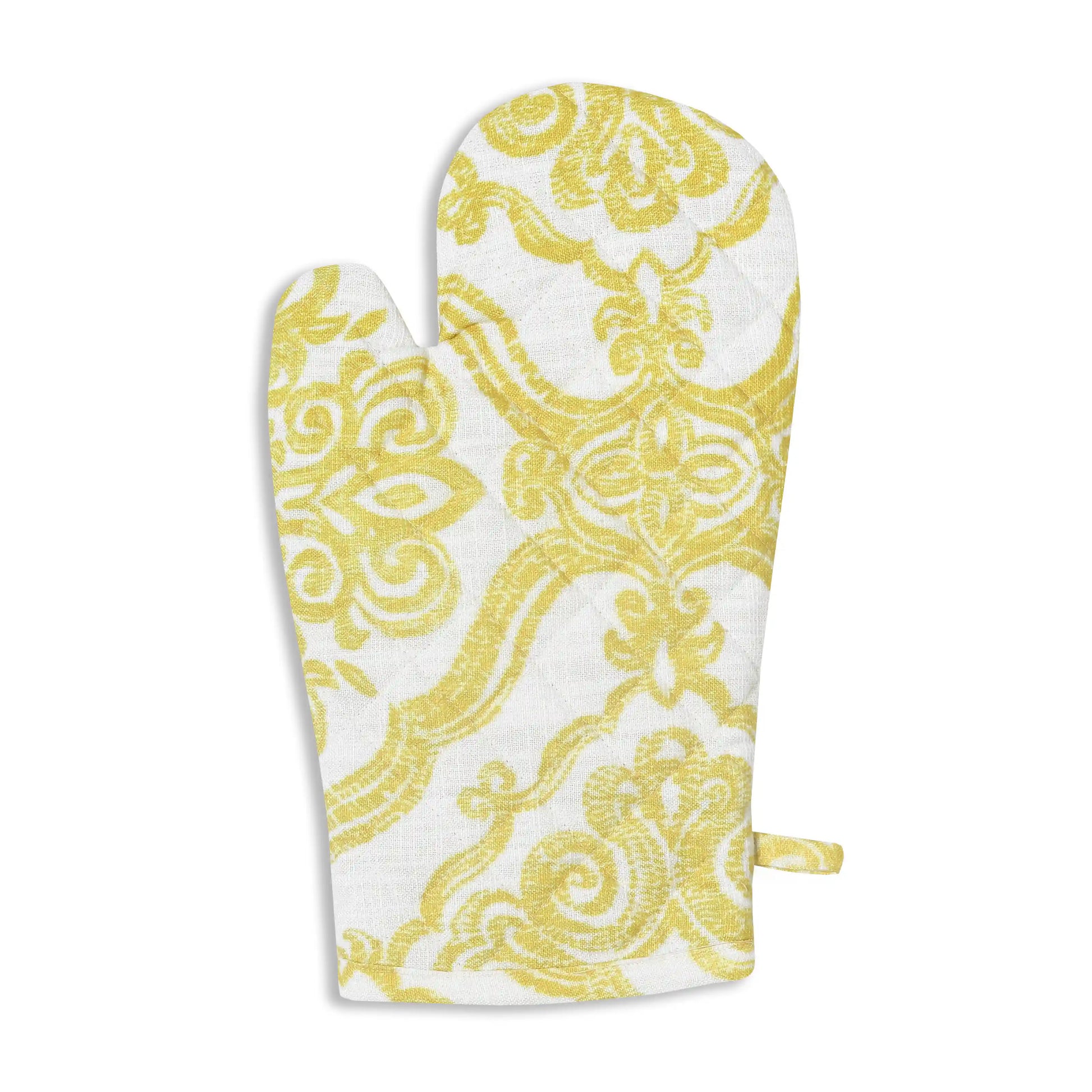 Nonna's Home 100% Polyester Oven Mitts Vintage Baroque / Oven Mitt (20cm x 20cm)