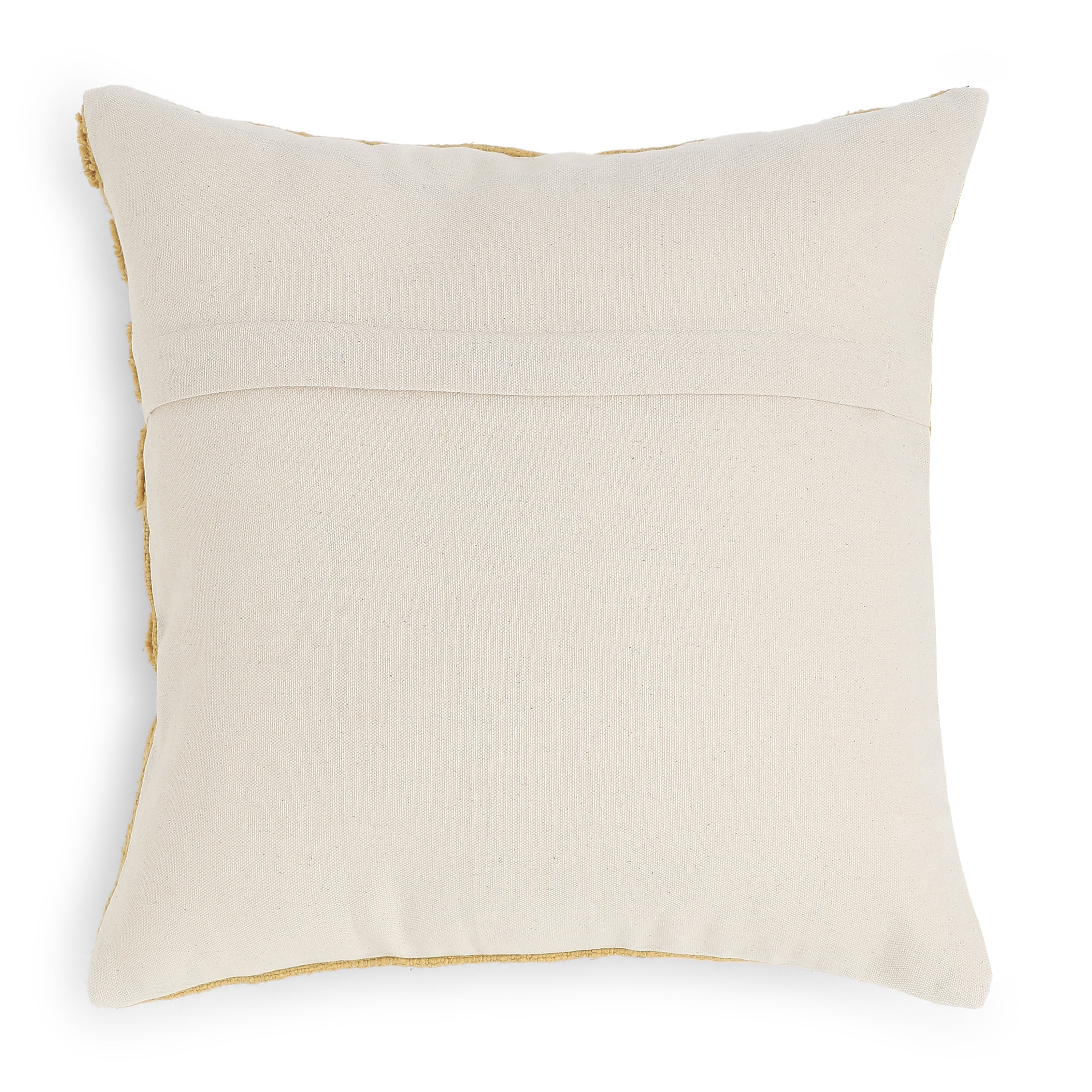 Espricia 100% Cotton Cushion Cover | Mustard
