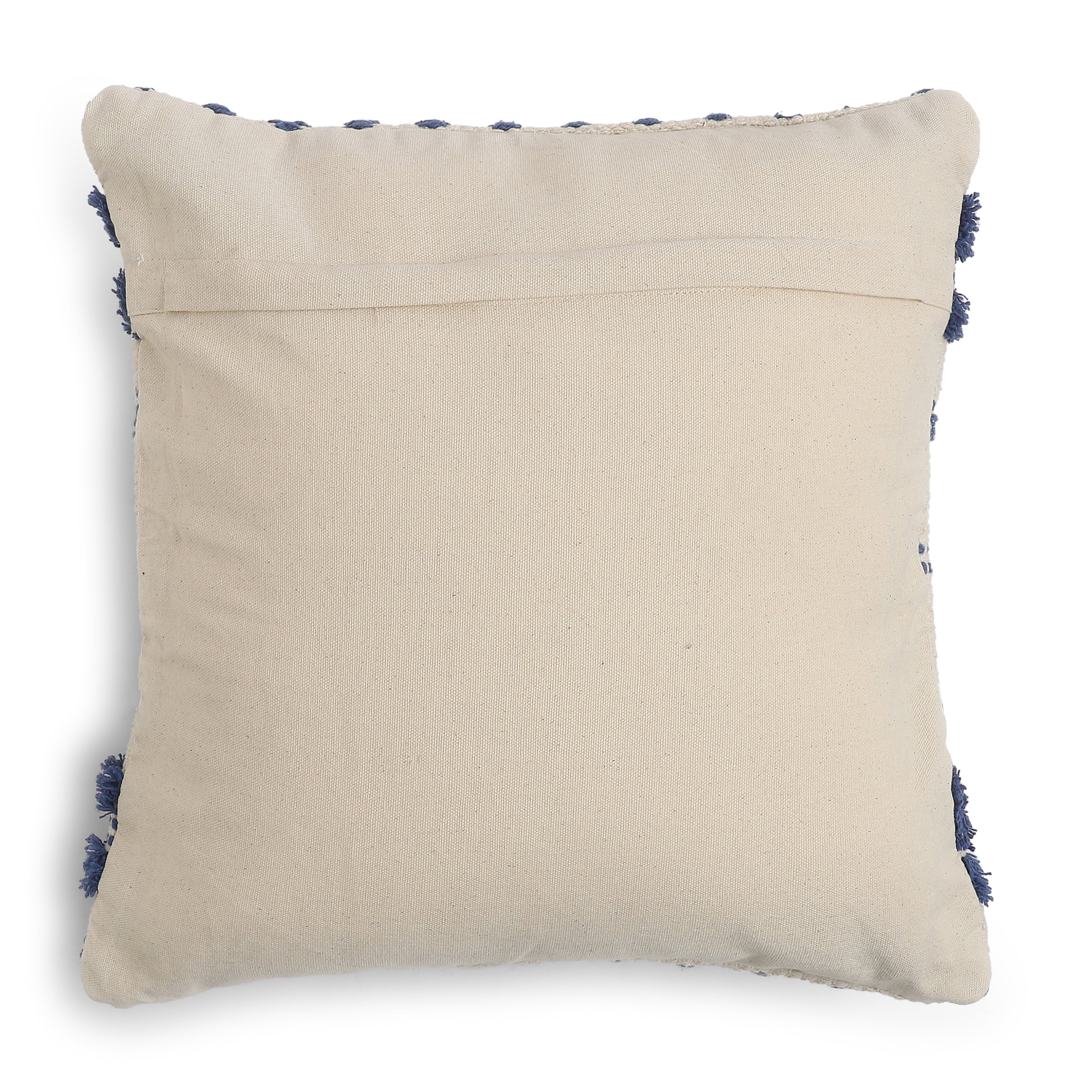 Vissencia 100% Cotton Cushion Cover | Dusty Blue