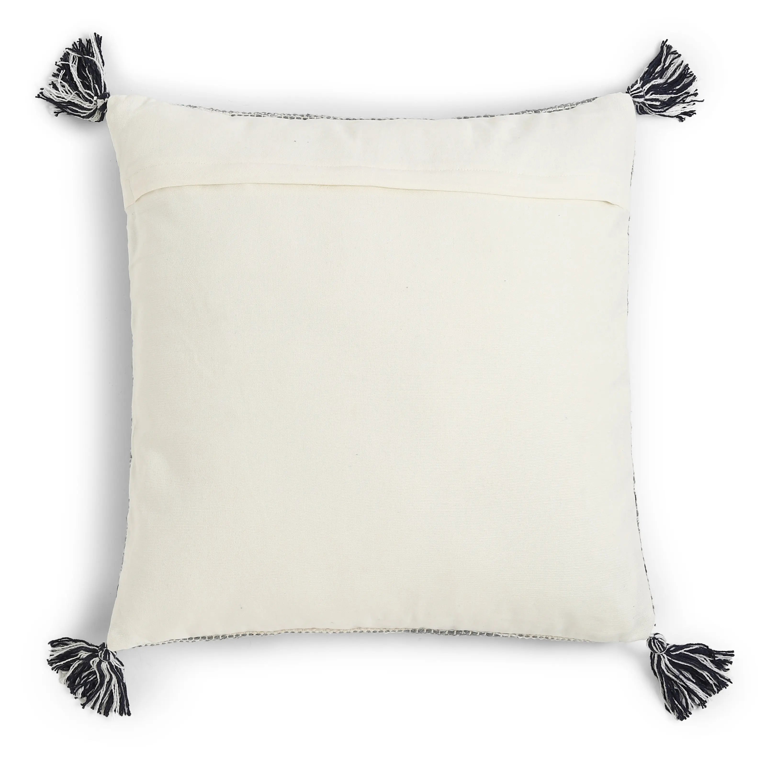 Vissencia 100% Cotton Woven Cushion Cover | Summer Breeze Stormy Slate / Cushion Cover (41cm x 41cm)