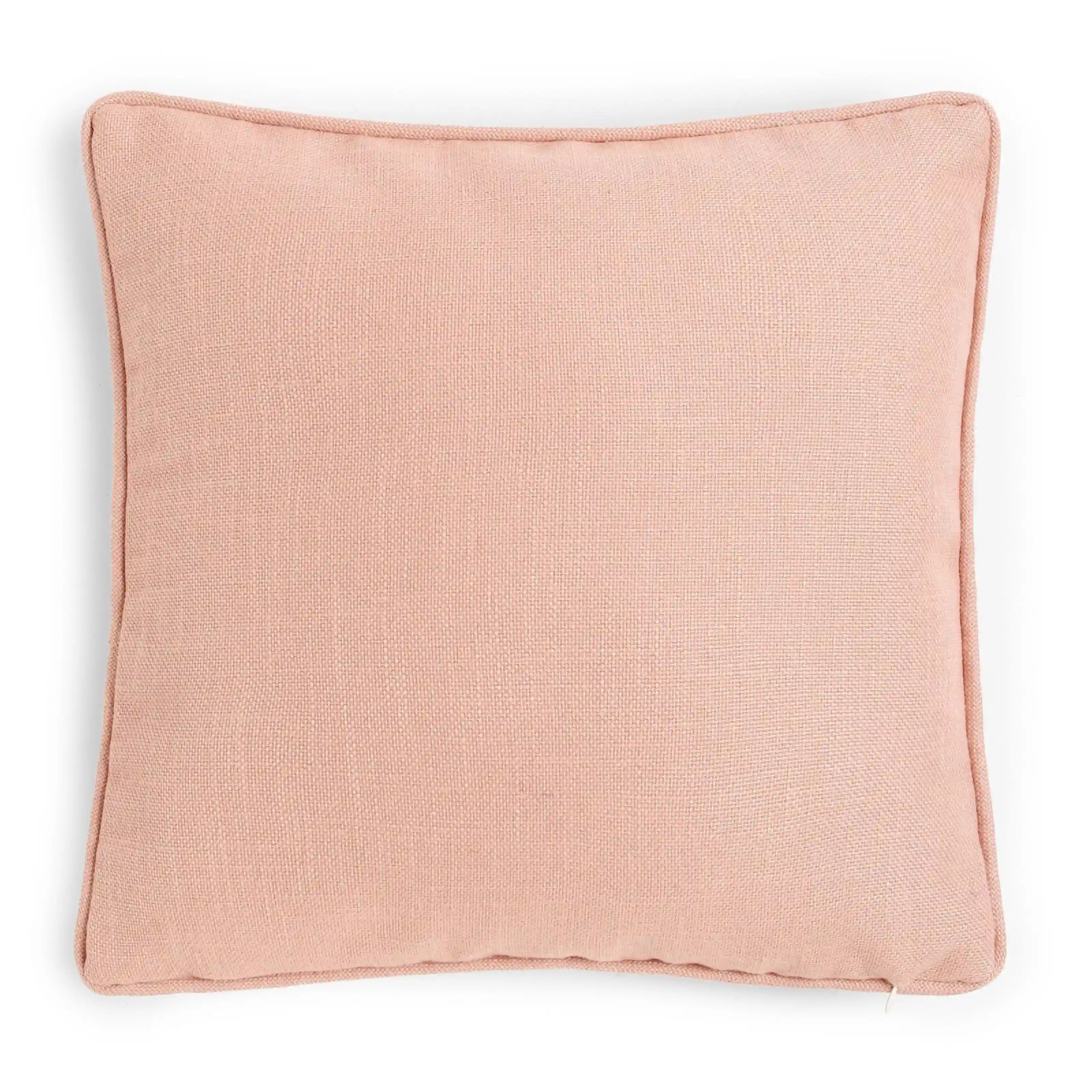 Espricia Solid Cushion Cover | Textura Peach / Cushion Cover (41cm x 41cm)