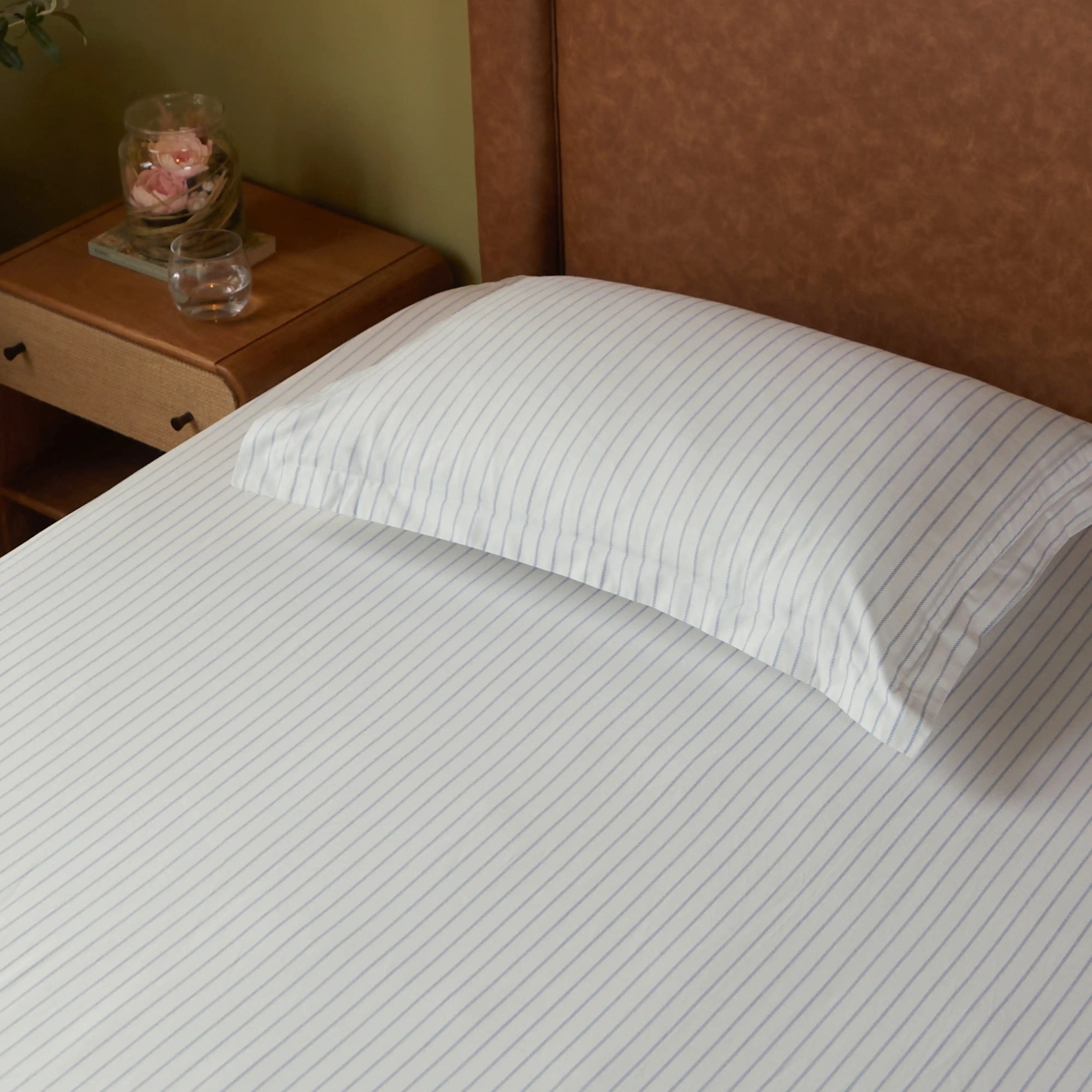 Bloomshire Classic 100% Cotton Bedsheet Set Blue / Single