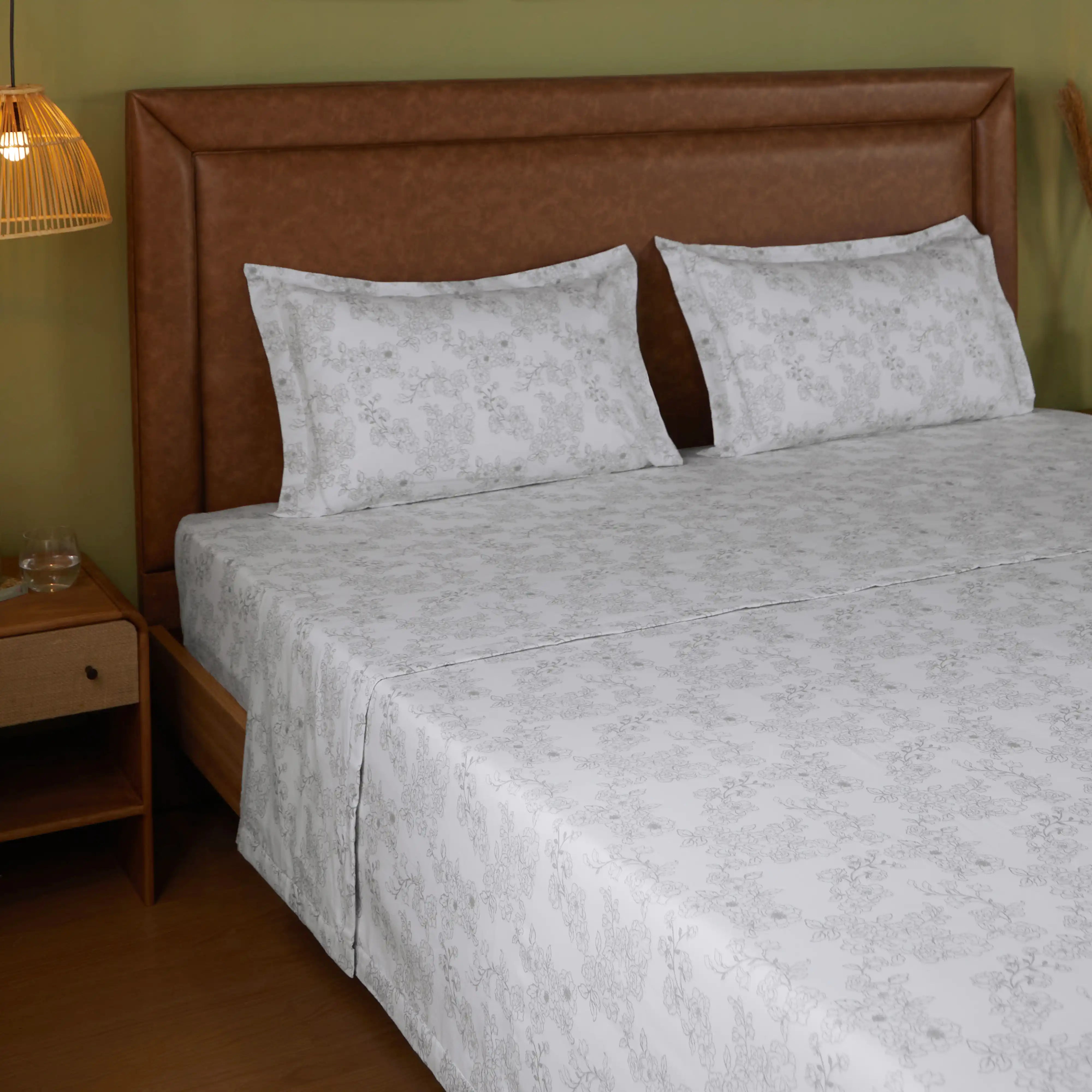 Bloomshire Classic 100% Cotton Dohar Grey / Double