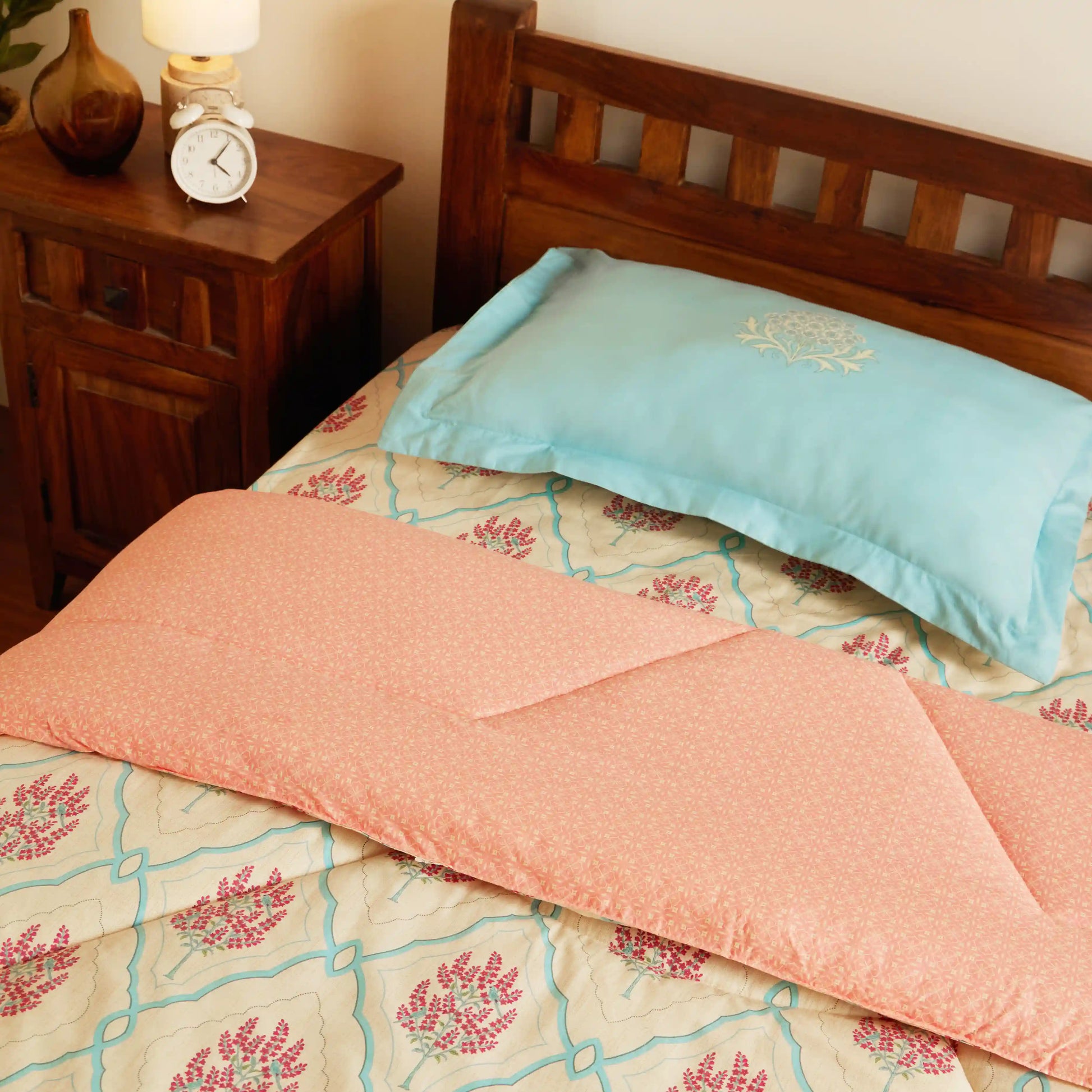Chippa Lane 100% 120GSM Cotton Comforter Sage Bloom / Single