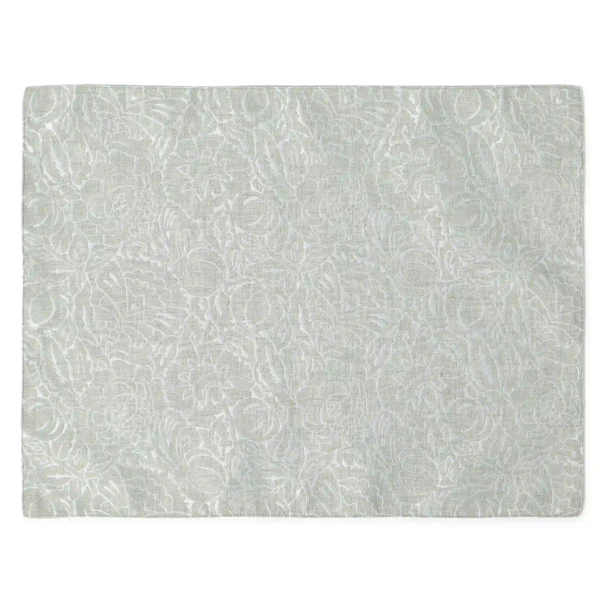Adonare Printed Table Placemat Set Silver Dust / 6 Piece Set