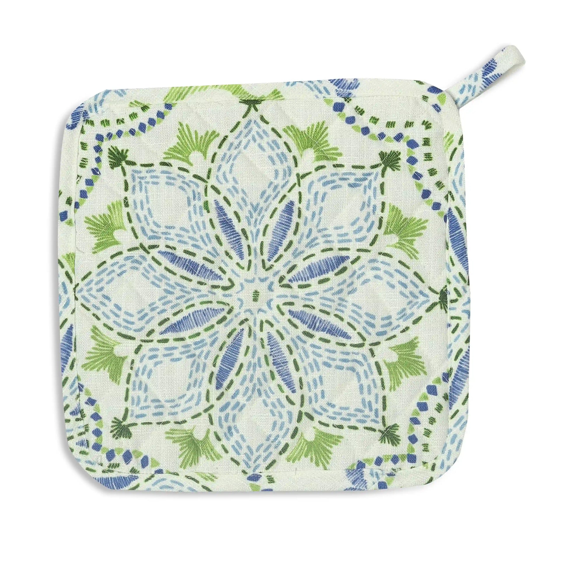 Nonna's Home 100% Polyester Pot Holders Bespoke Blooms / Pot Holder (18cm x 30cm)