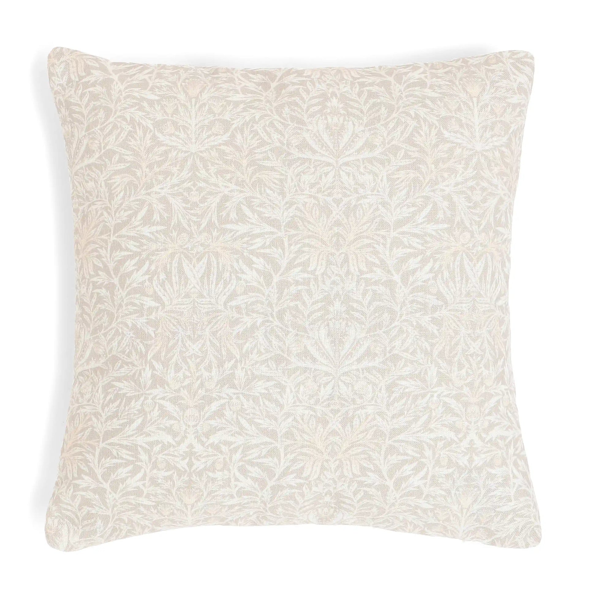 Vissencia Printed Cushion Cover | Floral Fresco Biscotti / Cushion Cover (41cm x 41cm)