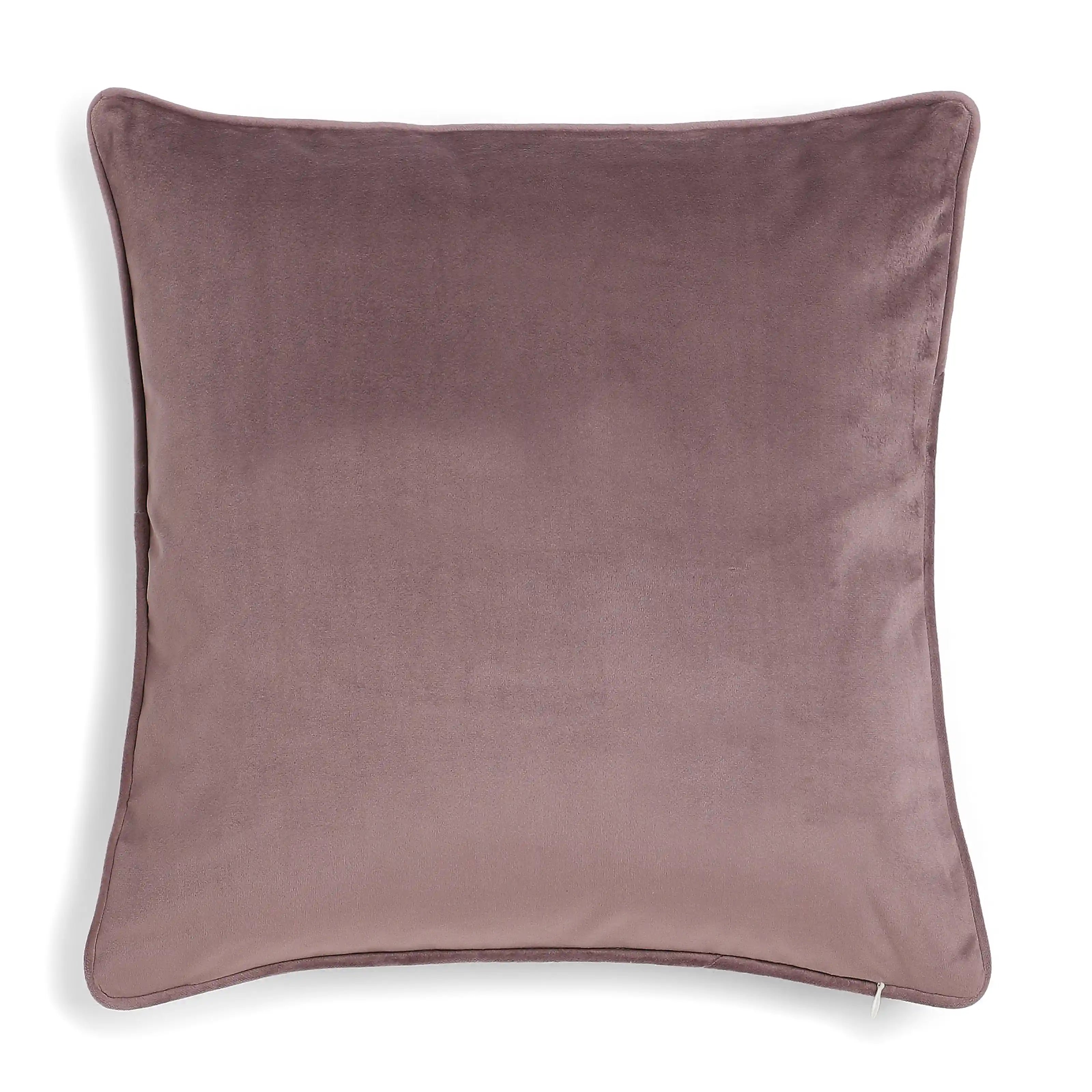 Vissencia Solid Cushion Cover | Autumn Hues Lilac Dust / Cushion Cover (41cm x 41cm)