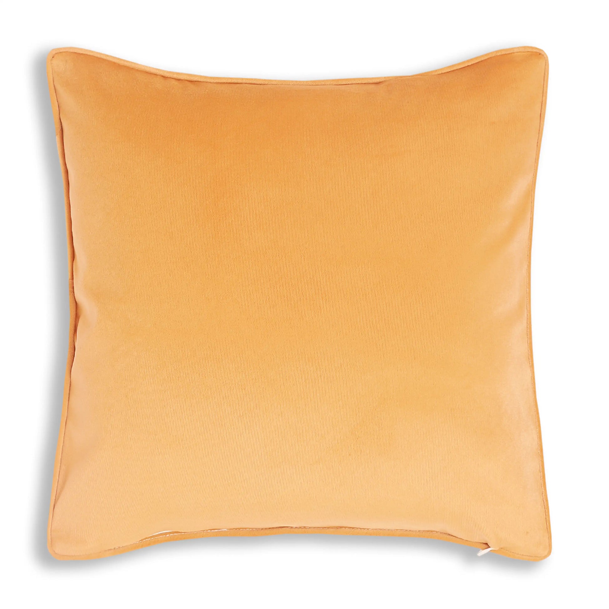 Espricia Solid Cushion Cover | Colour Pop Orange / Cushion Cover (41cm x 41cm)