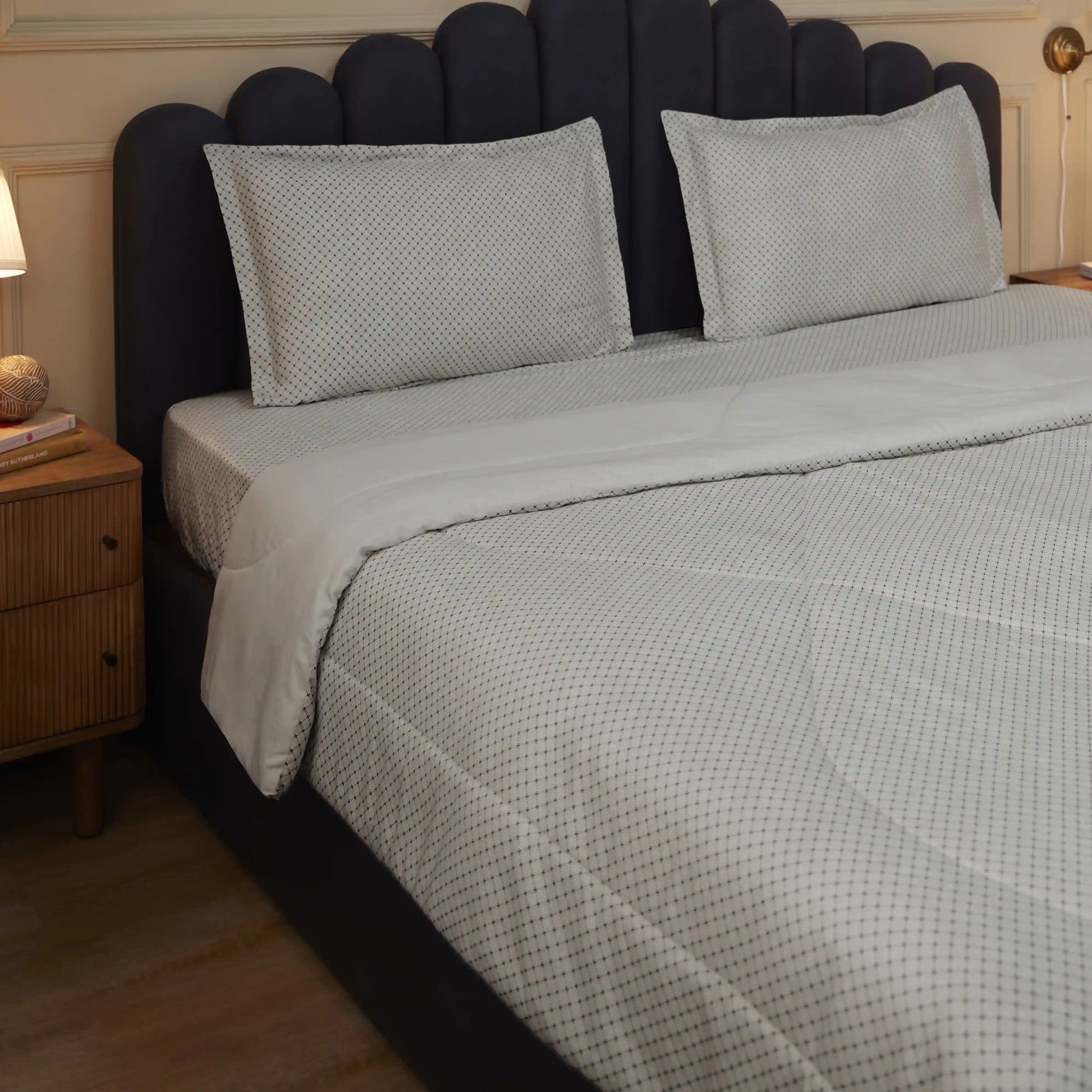 Yutori 100% Cotton Double Comforter Oatmeal-Yutori / Double