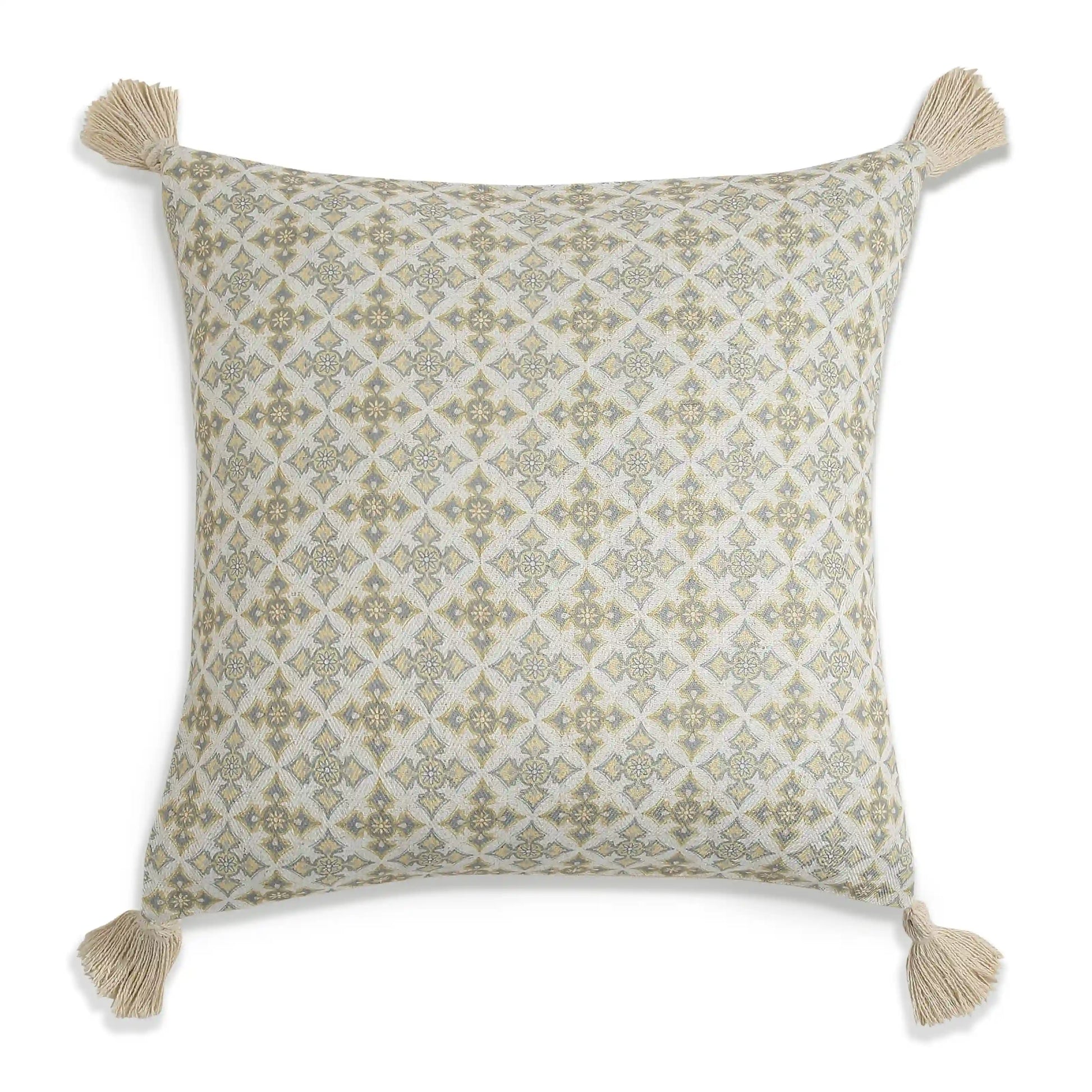 Vissencia Printed Cushion Cover | Shalimar Bagh Green / 5 Piece Cushion Cover (51cm x 51cm)