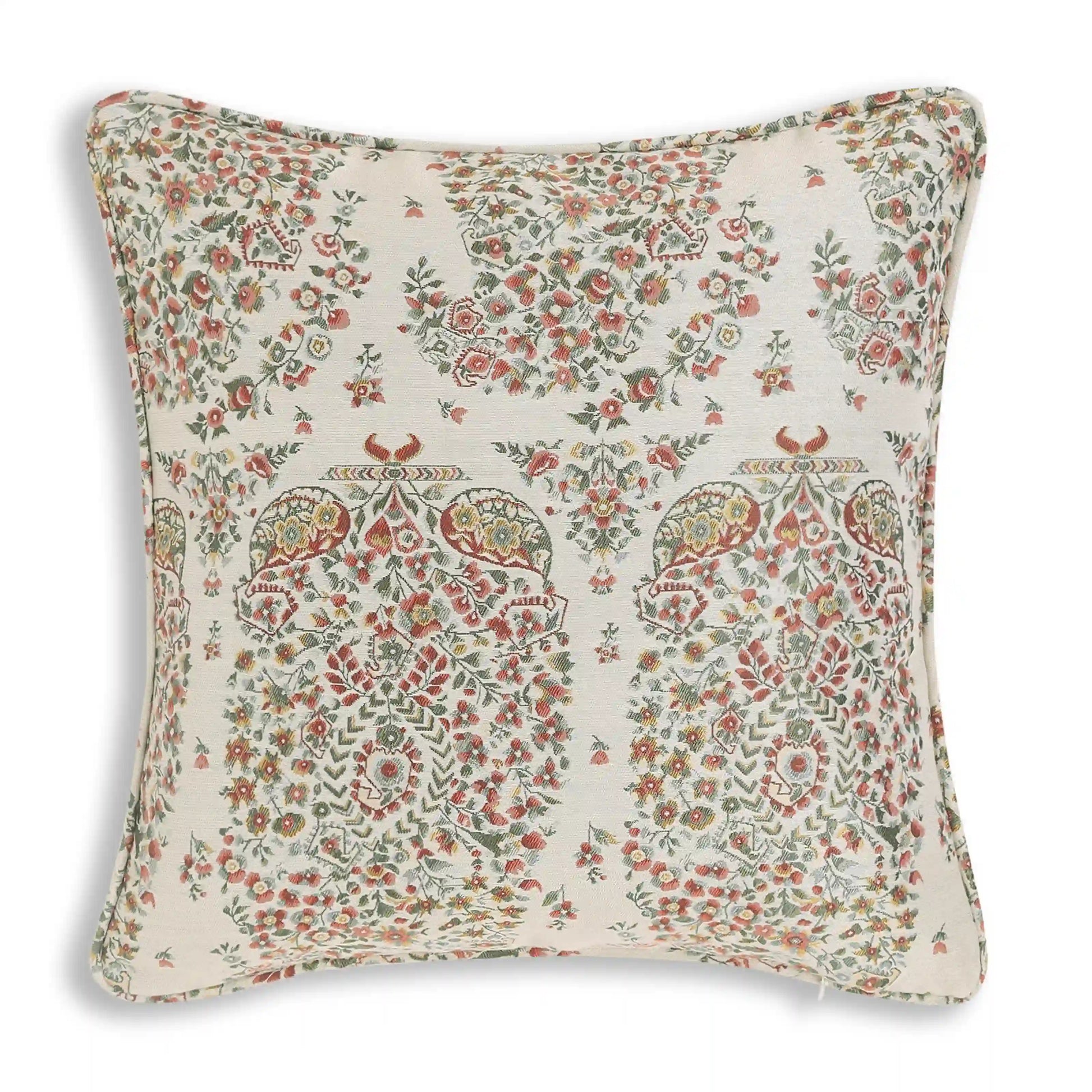 Espricia Woven Cushion Cover | Paisley Dreams Vintage Red / Cushion Cover (41cm x 41cm)