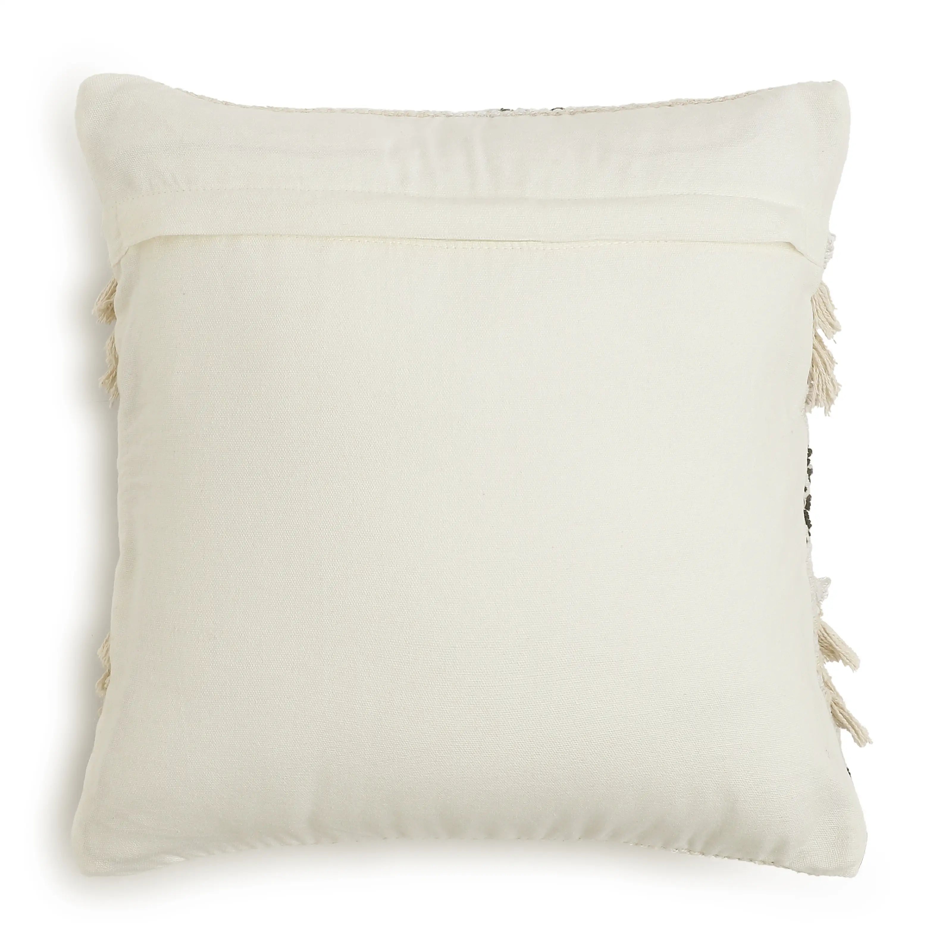 Vissencia 100% Cotton Woven Cushion Cover | Boho Bliss Shadow / Cushion Cover (41cm x 41cm)