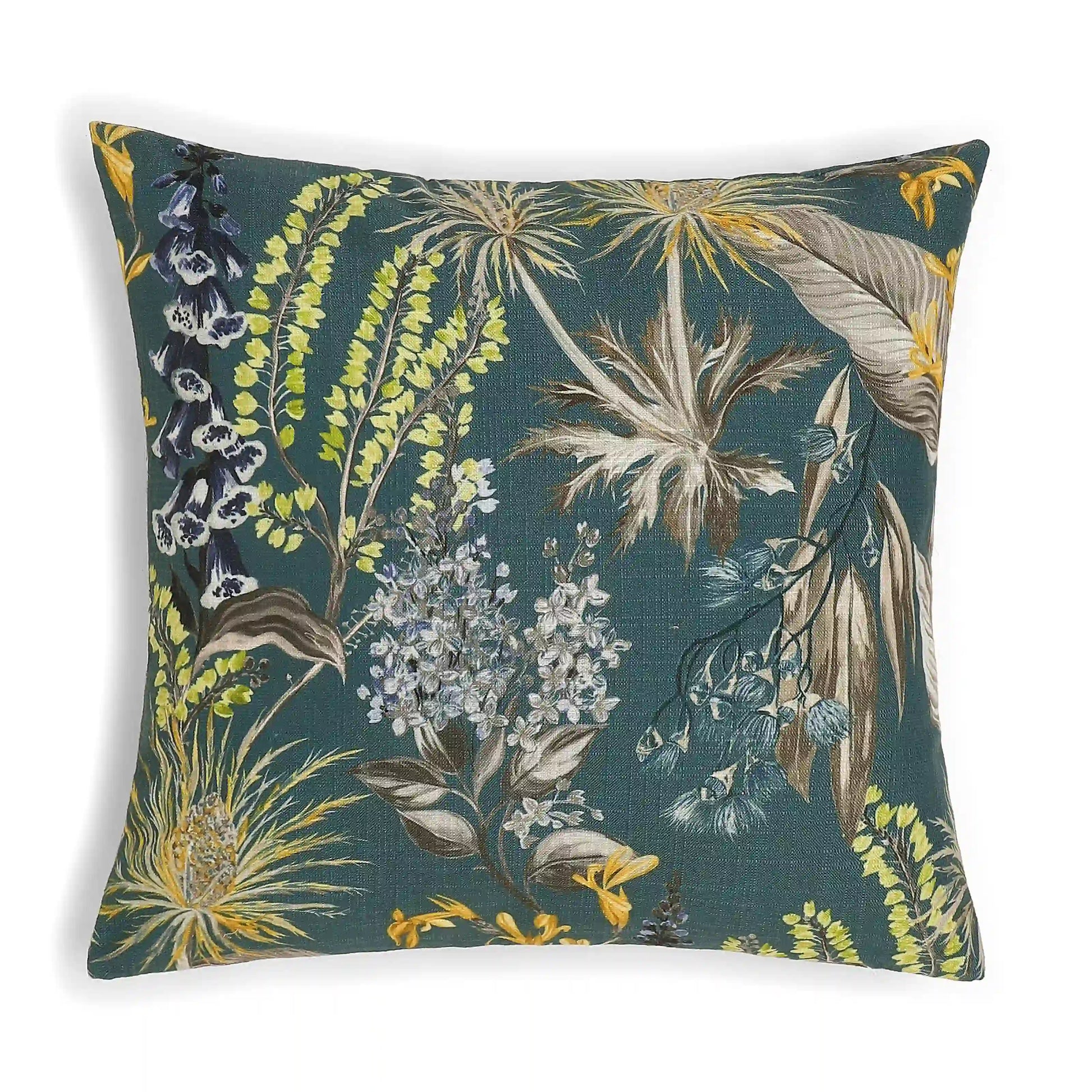 Vissencia Printed Cushion Cover | Meadow Cobalt Sky / Cushion Cover (51cm x 51cm)