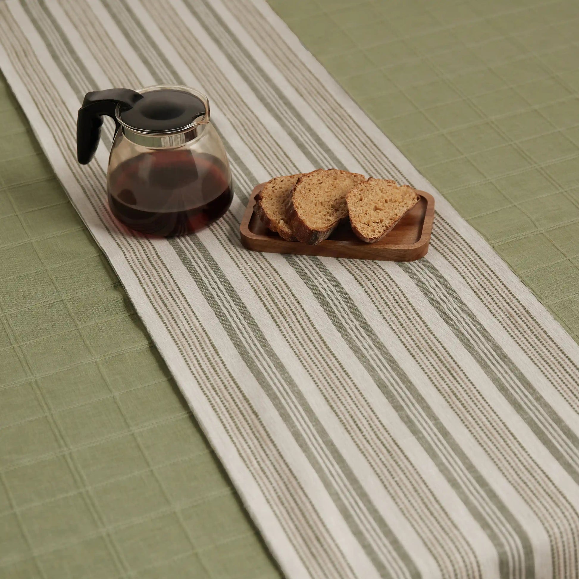 Kaleida Cotton-Polyester Blend Table Runner Thyme Therapy / Table Runner (34cm x 120cm)