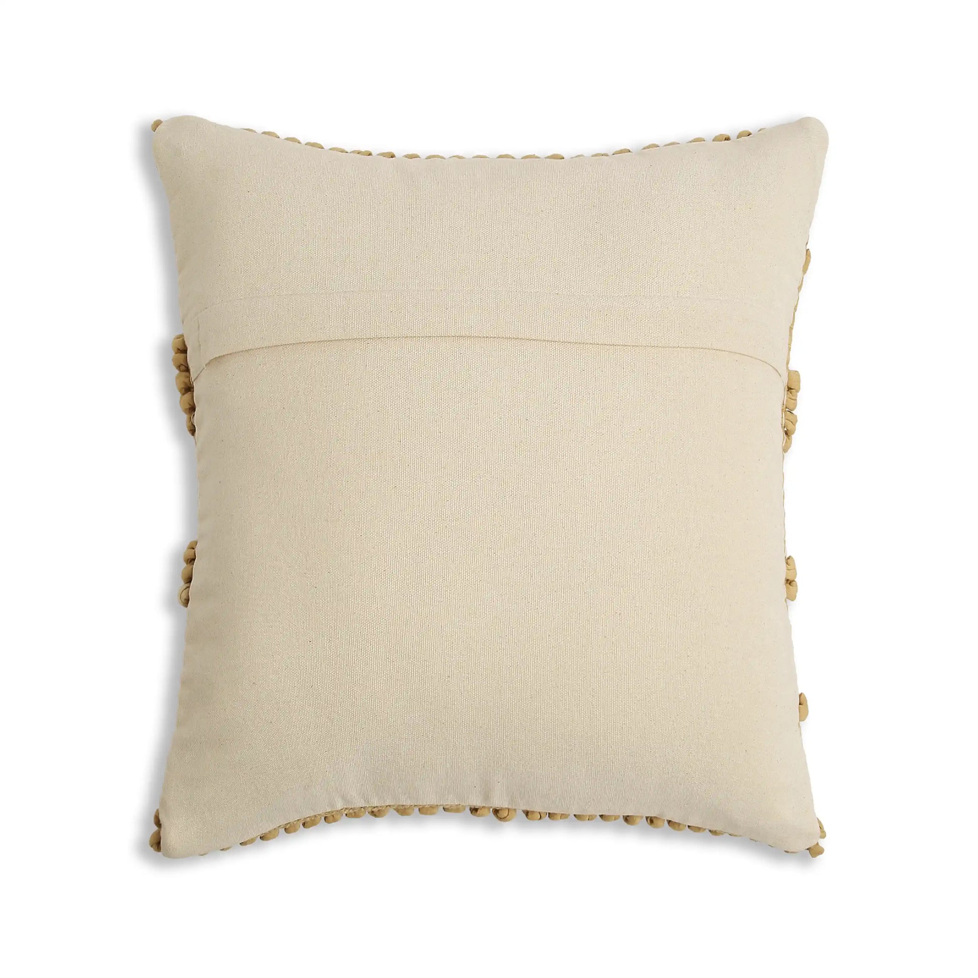 Espricia 100% Cotton Cushion Cover | Boho Soul Honey Mustard / Cushion Cover (51cm x 51cm)