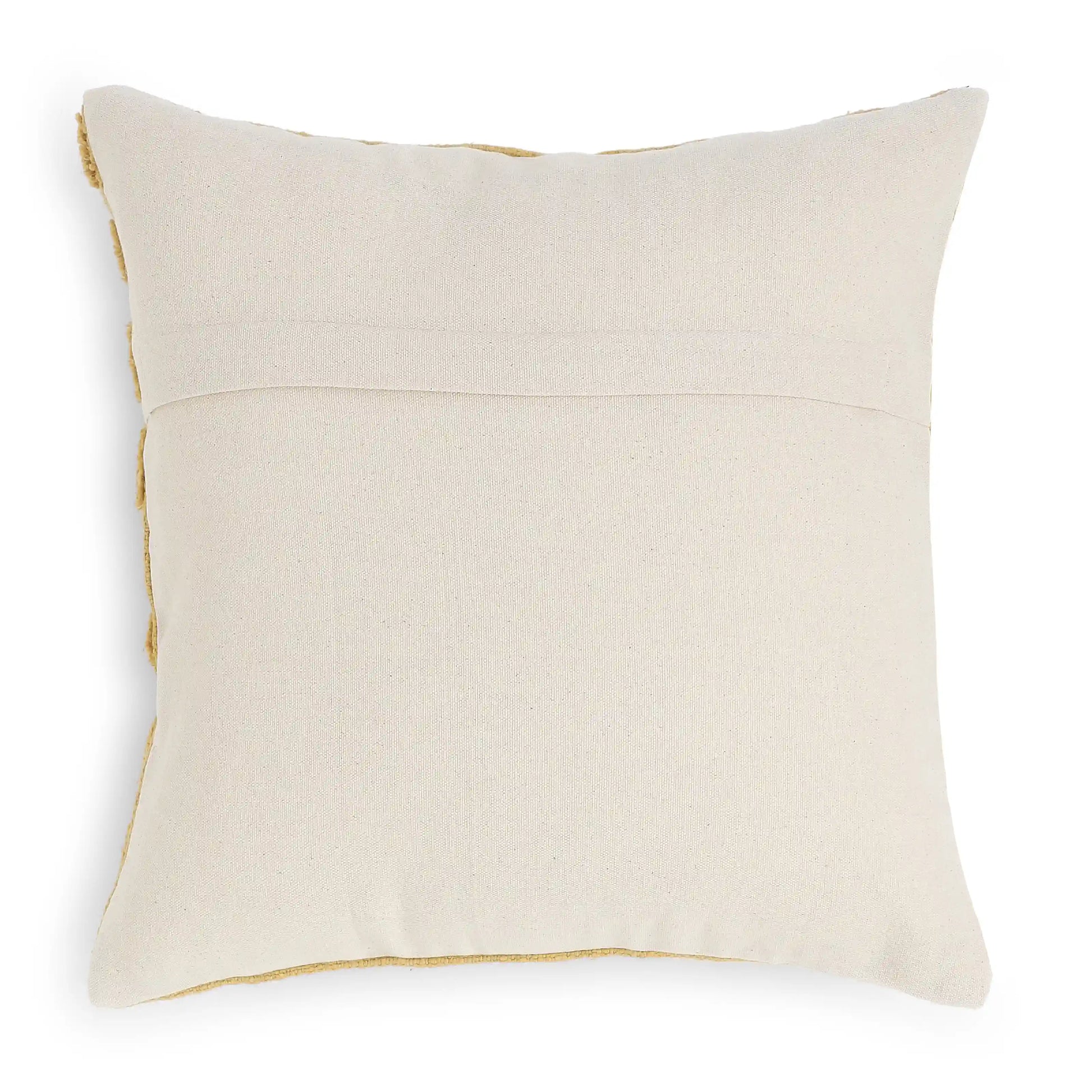 Espricia 100% Cotton Tufted Cushion Cover | Golden Hour Butterscotch / Cushion Cover (51cm x 51cm)