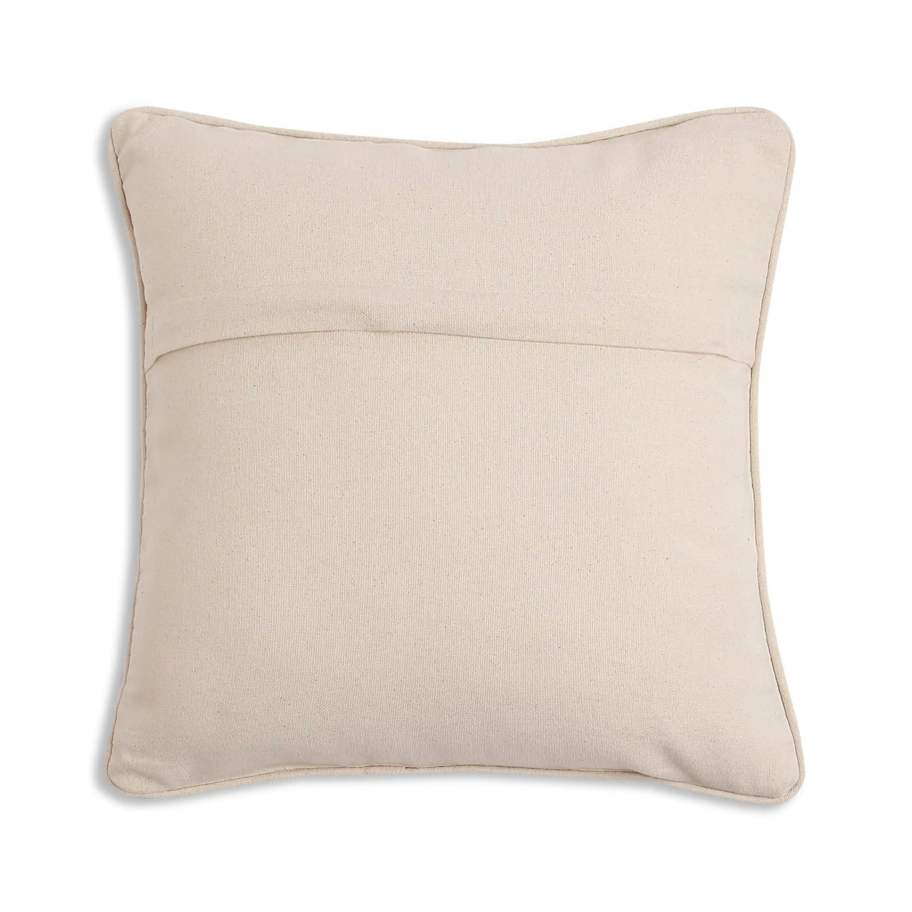 Espricia 100% Cotton Tufted Cushion Cover | Golden Hour Ivory / Cushion Cover (41cm x 41cm)