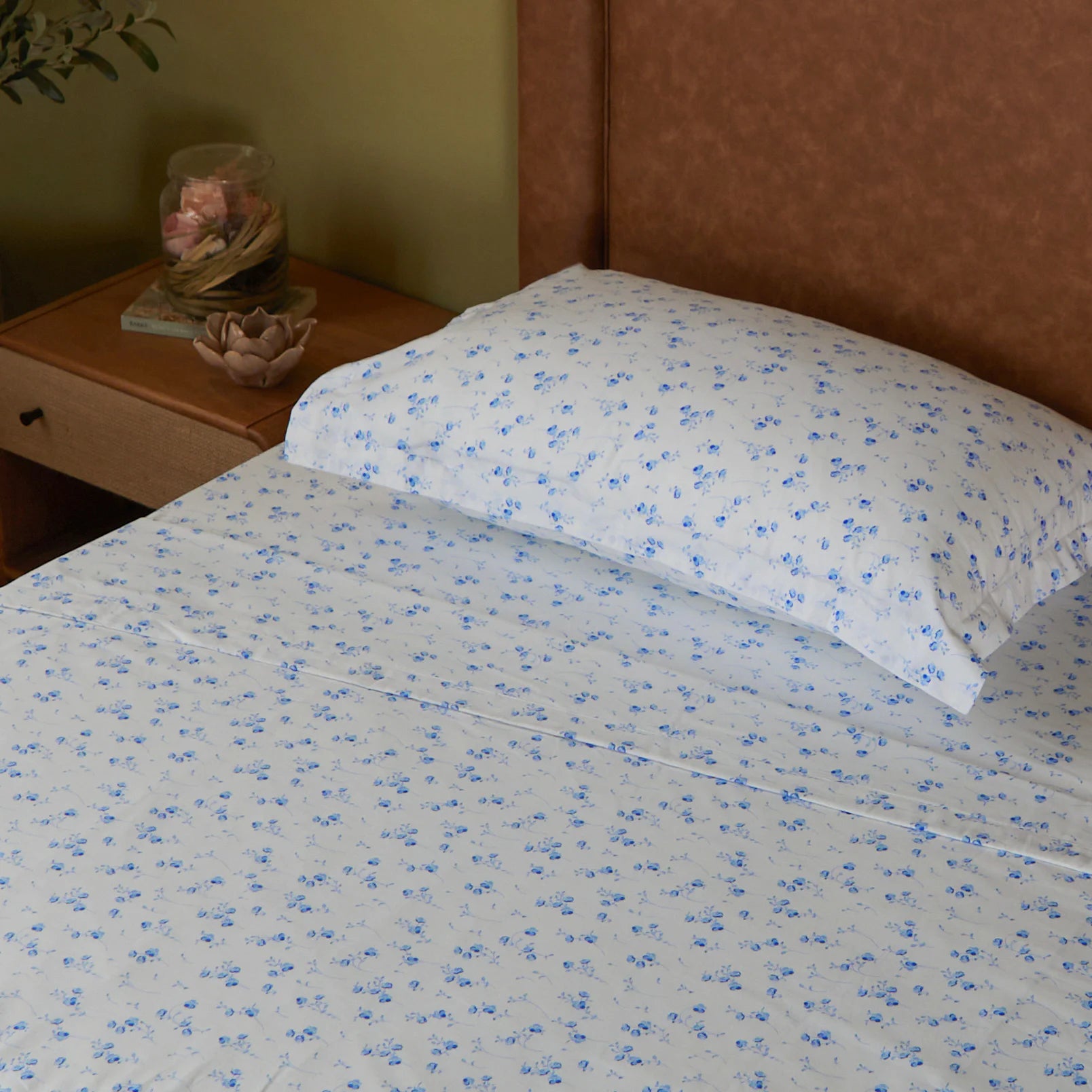 Bloomshire Classic | Everyday Charm Printed Reversible Dohar with Super Soft Flannel Layering-Ocean Blue Ocean Blue / Single