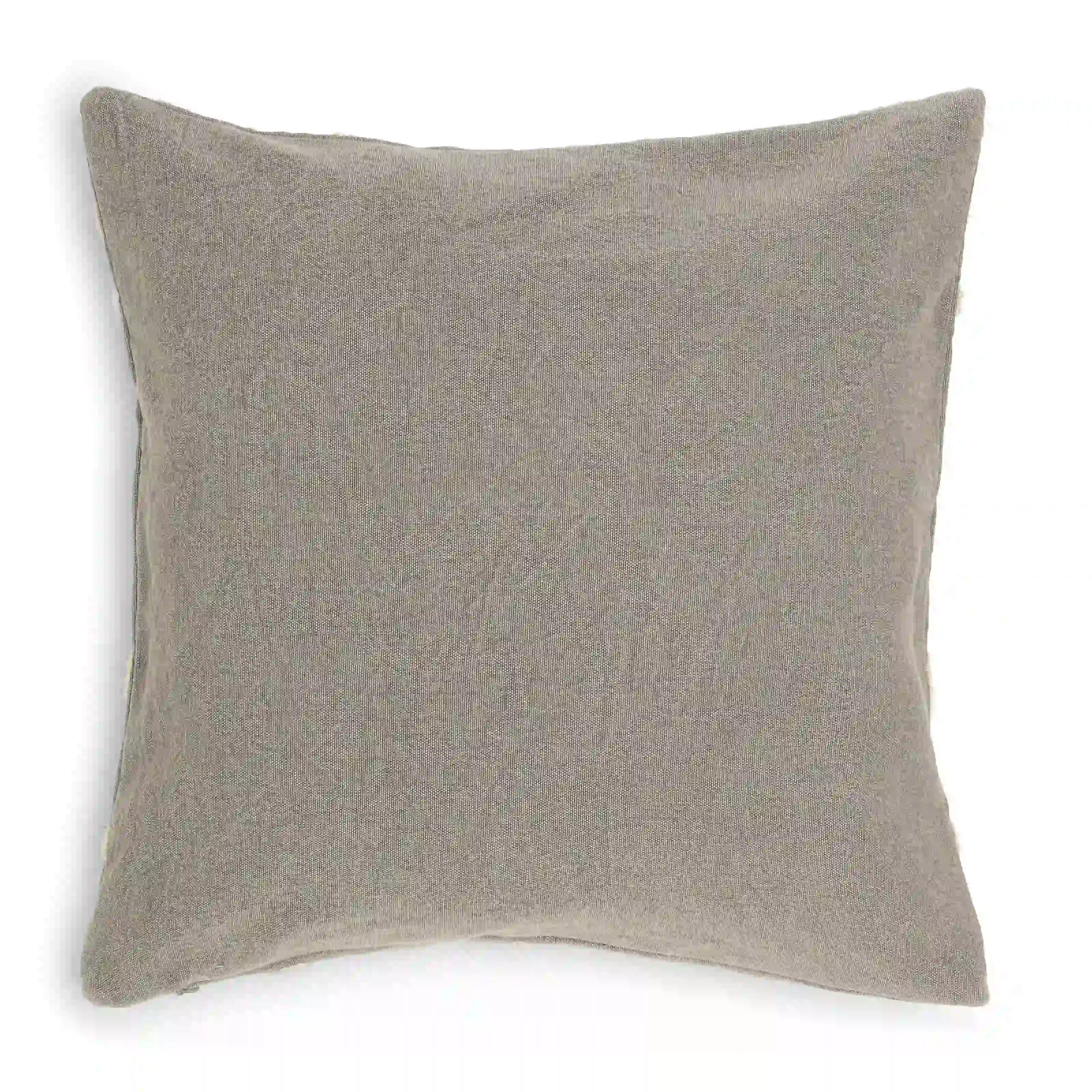 Espricia Embroidered Cushion Cover | Banjara Bloom Timeless Taupe / Cushion Cover (51cm x 51cm)