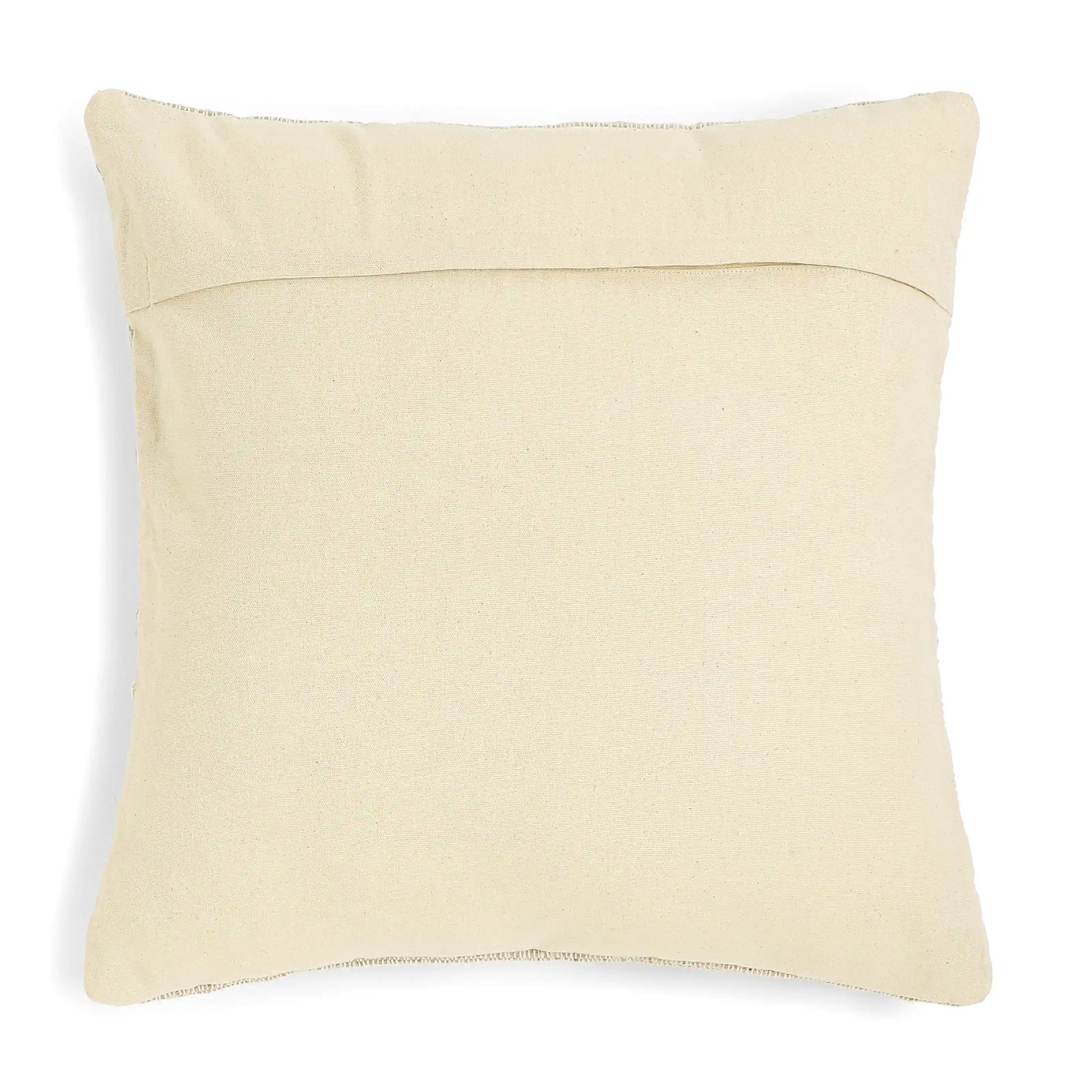 Vissencia 100% Cotton Woven Cushion Cover | Earthy Hues Soft Fawn / Cushion Cover (41cm x 41cm)