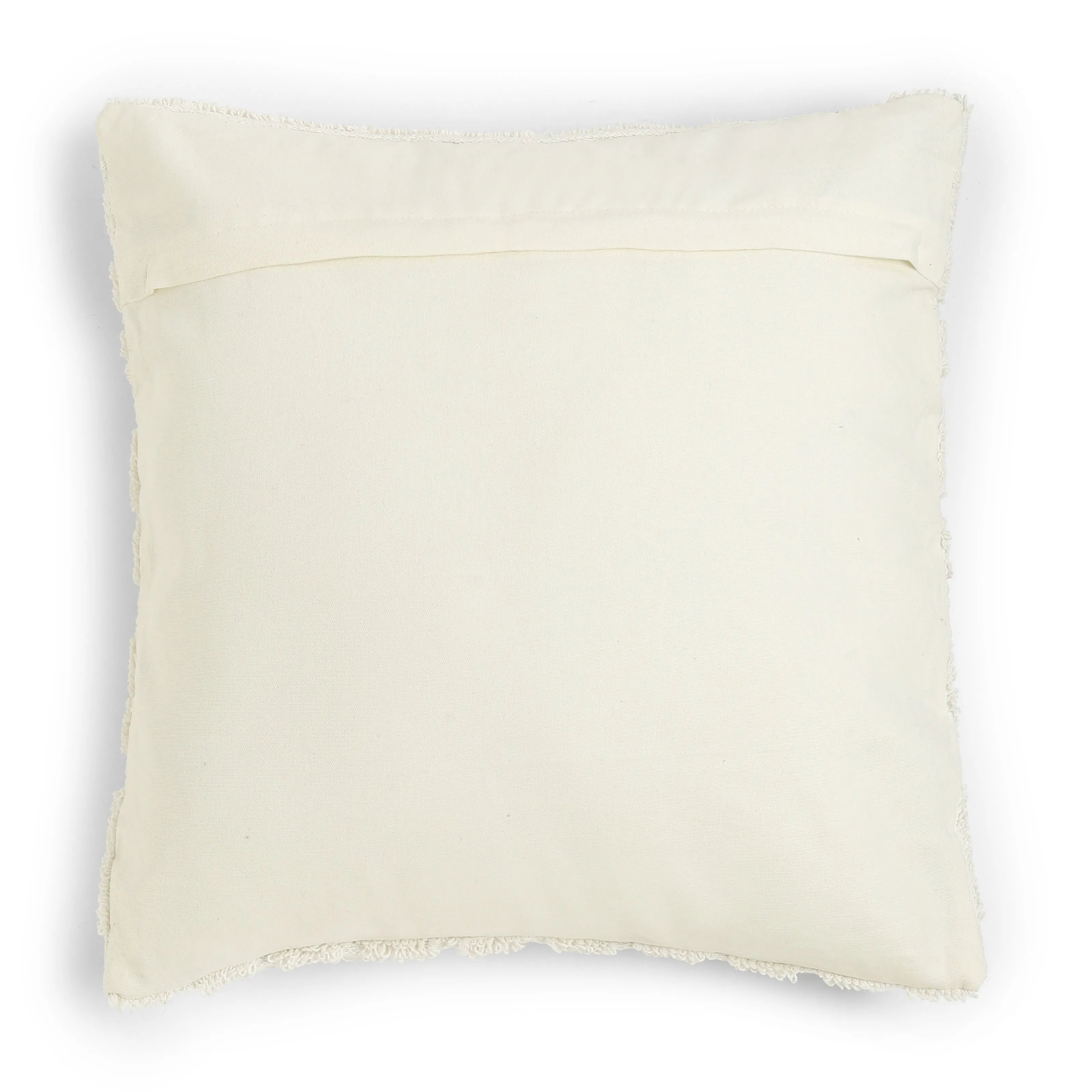 Vissencia 100% Cotton Tufted Cushion Cover | Pattern Play Light Beige / Cushion Cover (41cm x 41cm)
