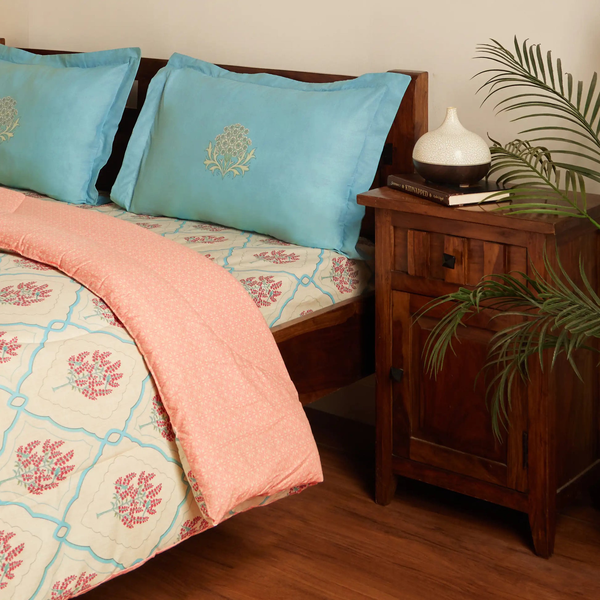 Chippa Lane 100% 120GSM Cotton Comforter Sage Bloom / Double