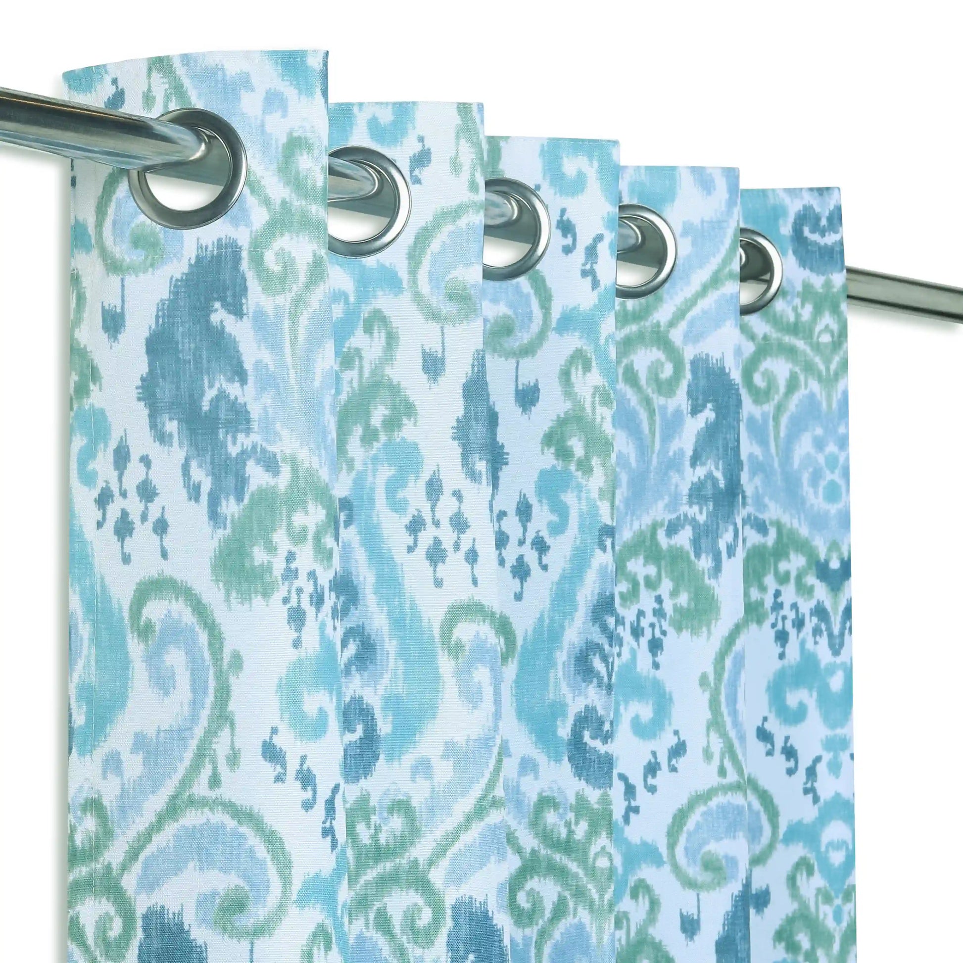 Chippa Lane Set Of 2 Printed Readymade Curtains | 
Timeless Tradition Sky / Window (5ft X 4.4ft)
