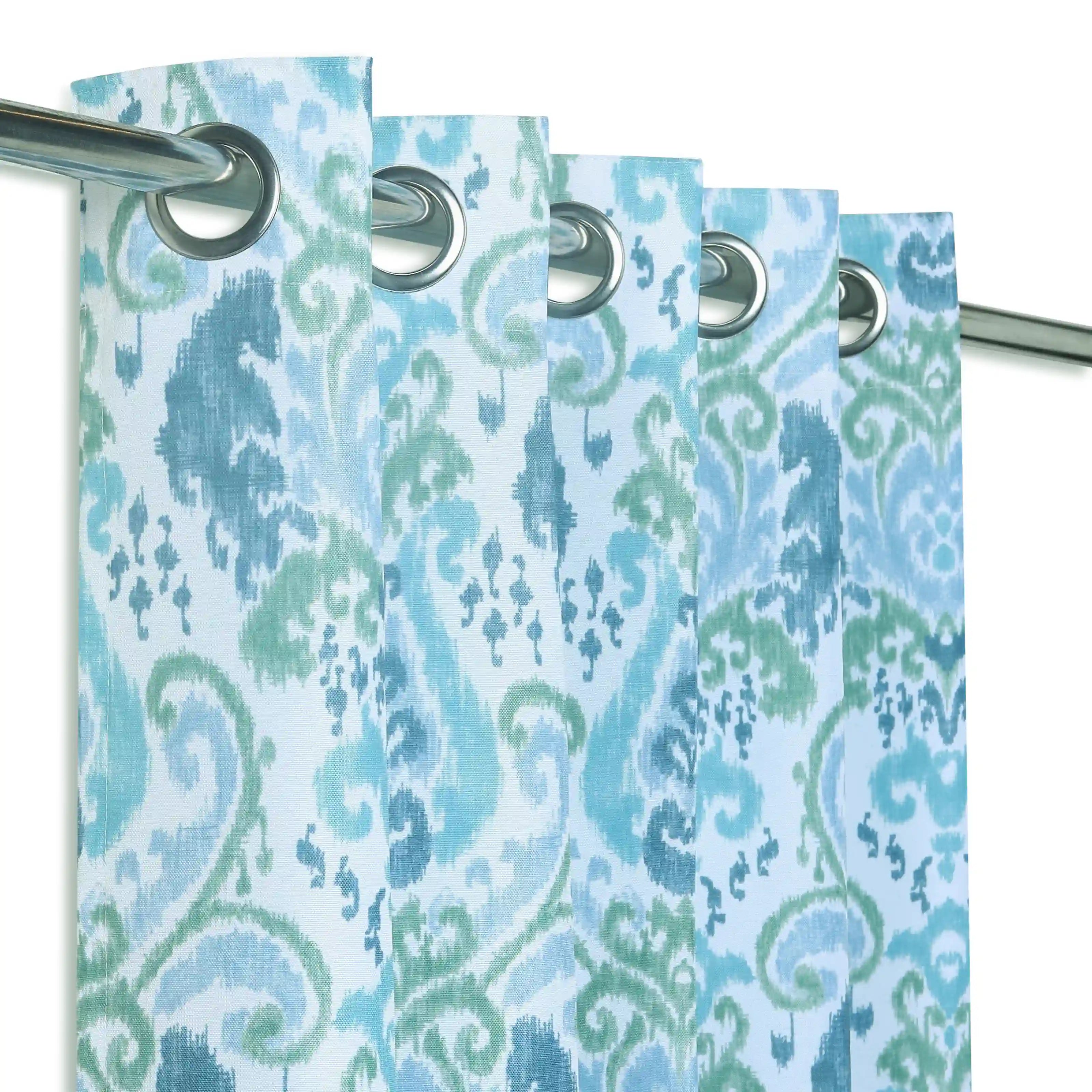 Chippa Lane Set Of 2 Printed Readymade Curtains | 
Timeless Tradition Sky / Window (5ft X 4.4ft)