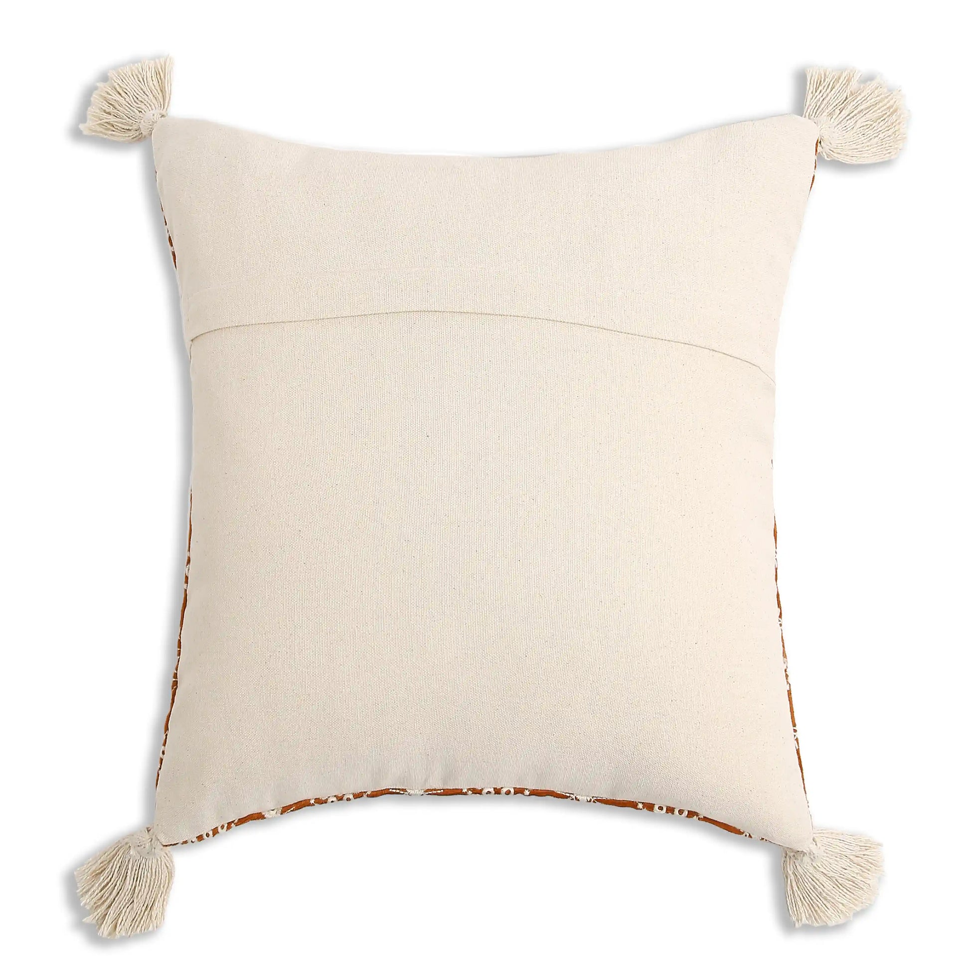 Vissencia Embroidered Cushion Cover | Tana Bana Desert Spice / Cushion Cover (41cm x 41cm)