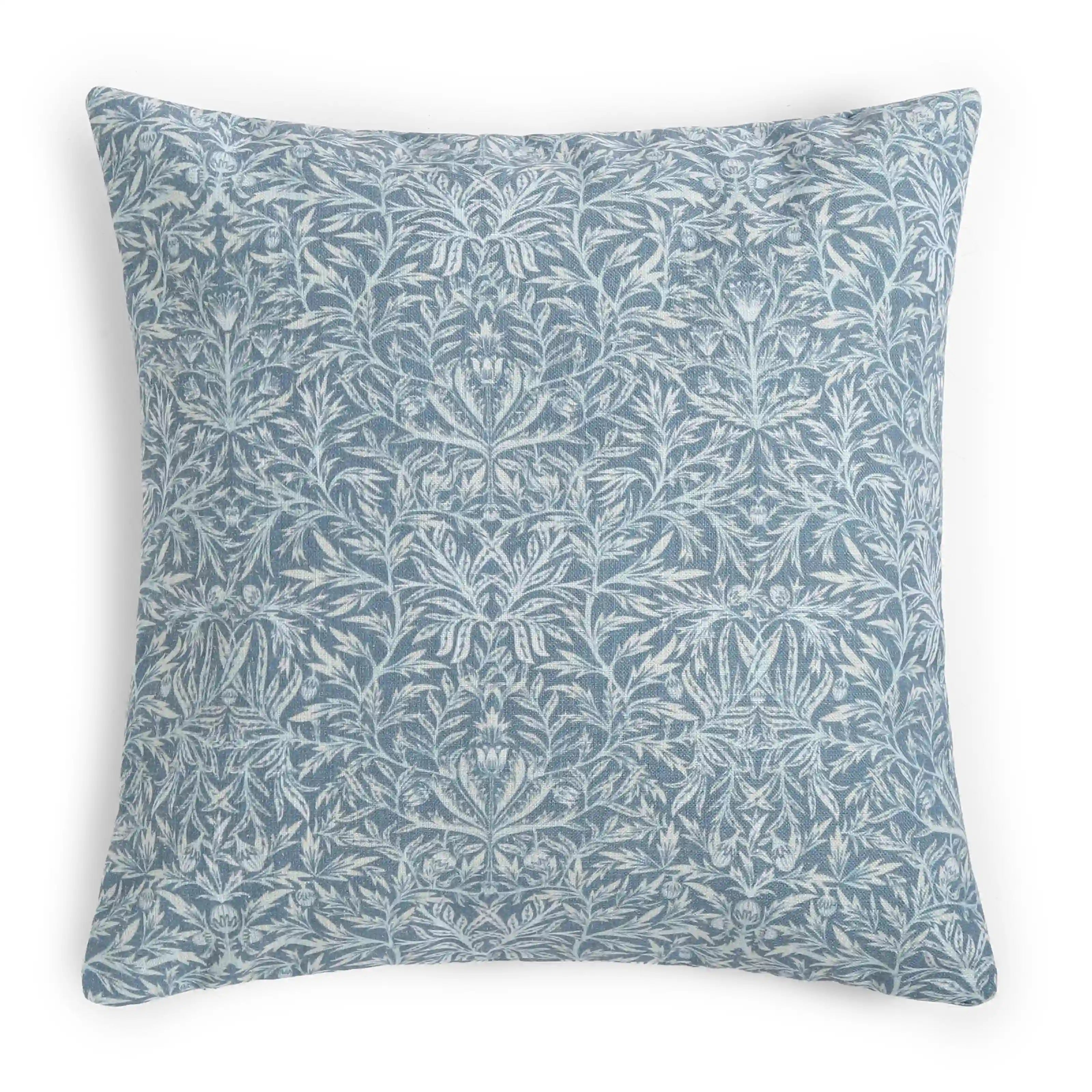 Vissencia Printed Cushion Cover | Floral Fresco Bluebell / Cushion Cover (41cm x 41cm)