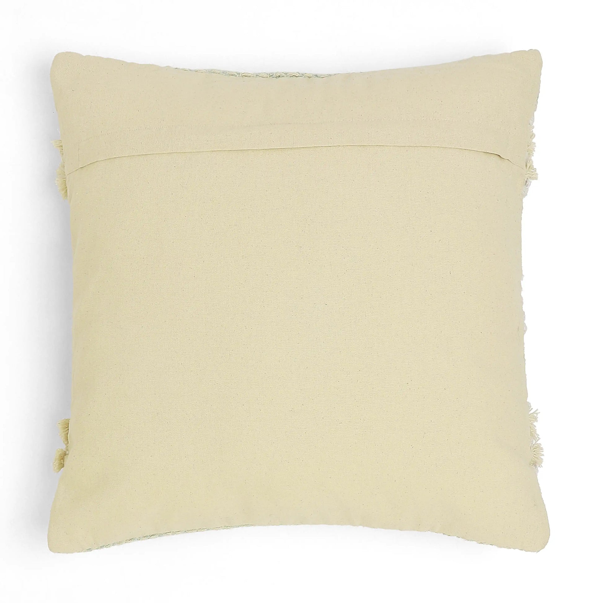 Vissencia 100% Cotton Woven Cushion Cover | Earthy Hues Moonlit Sand / Cushion Cover (51cm x 51cm)