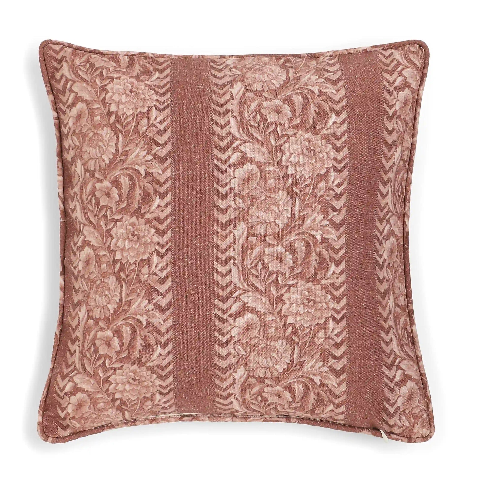 Espricia Printed Cushion Cover | Heritage Rusty Ember / Cushion Cover (51cm x 51cm)